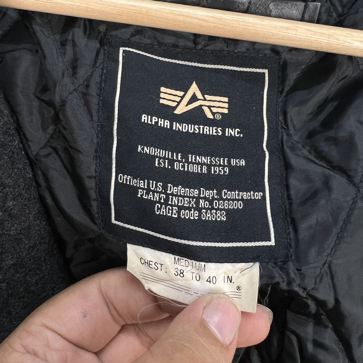 Alpha Industries VINTAGE ALPHA INDUSTRIES INC WOOL JACKET Size US M / EU 48-50 / 2 - 15 Thumbnail