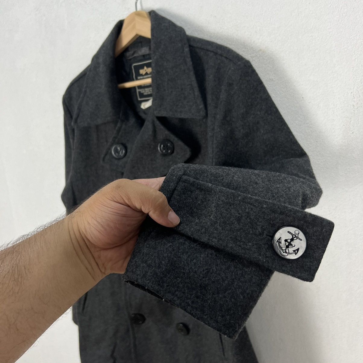 Alpha Industries VINTAGE ALPHA INDUSTRIES INC WOOL JACKET Size US M / EU 48-50 / 2 - 8 Thumbnail