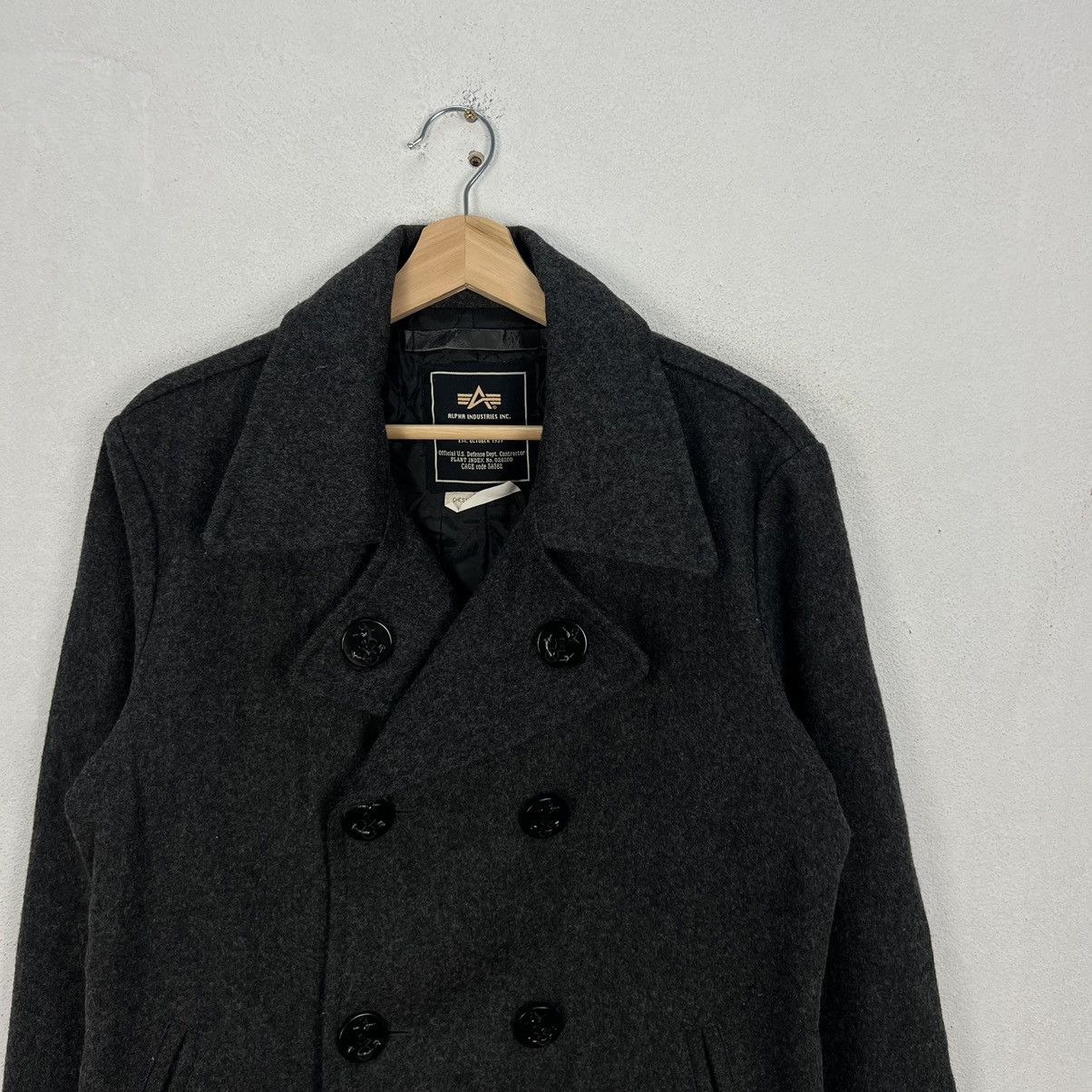 Alpha Industries VINTAGE ALPHA INDUSTRIES INC WOOL JACKET Size US M / EU 48-50 / 2 - 5 Thumbnail
