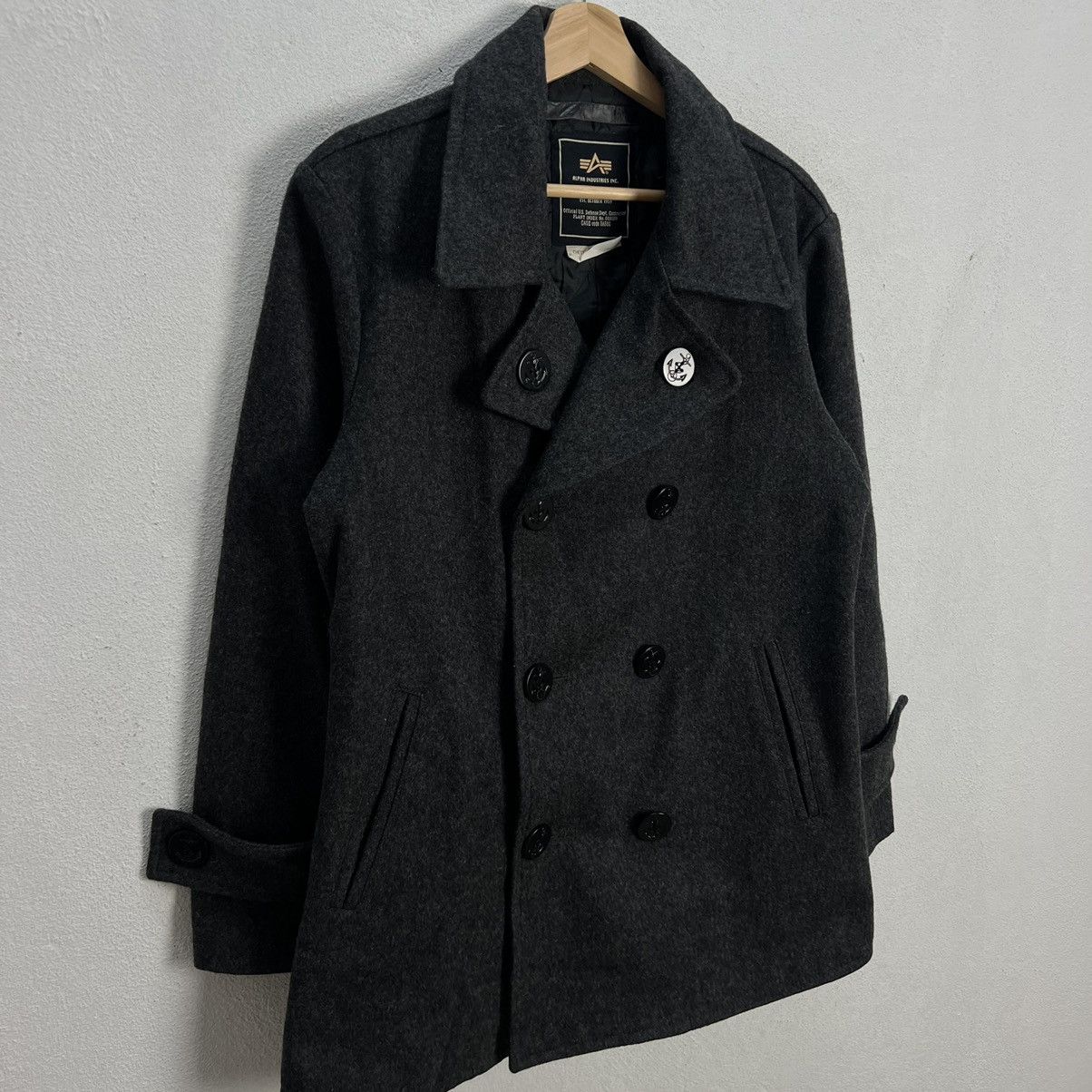 Alpha Industries VINTAGE ALPHA INDUSTRIES INC WOOL JACKET Size US M / EU 48-50 / 2 - 6 Thumbnail