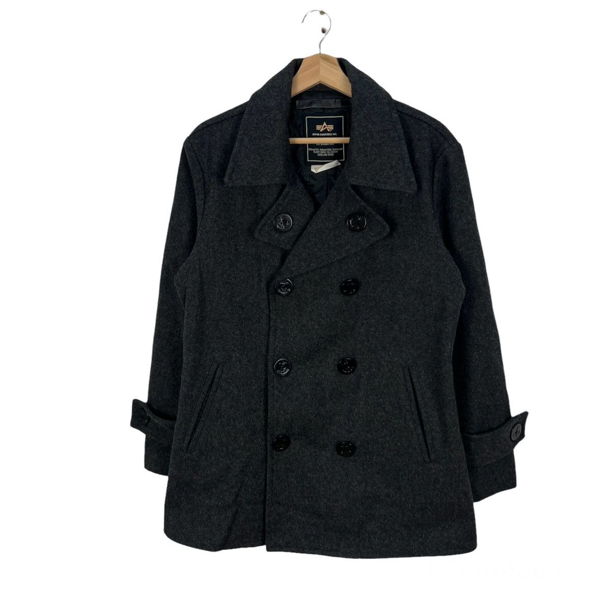 Alpha Industries VINTAGE ALPHA INDUSTRIES INC WOOL JACKET Size US M / EU 48-50 / 2 - 1 Thumbnail