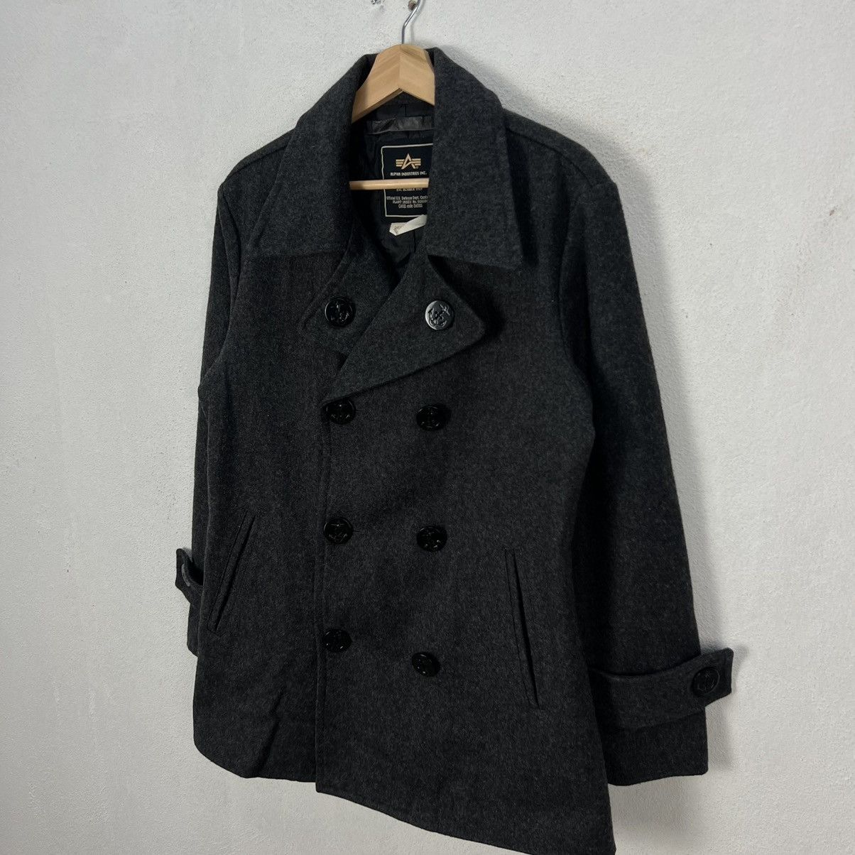 Alpha Industries VINTAGE ALPHA INDUSTRIES INC WOOL JACKET Size US M / EU 48-50 / 2 - 2 Thumbnail