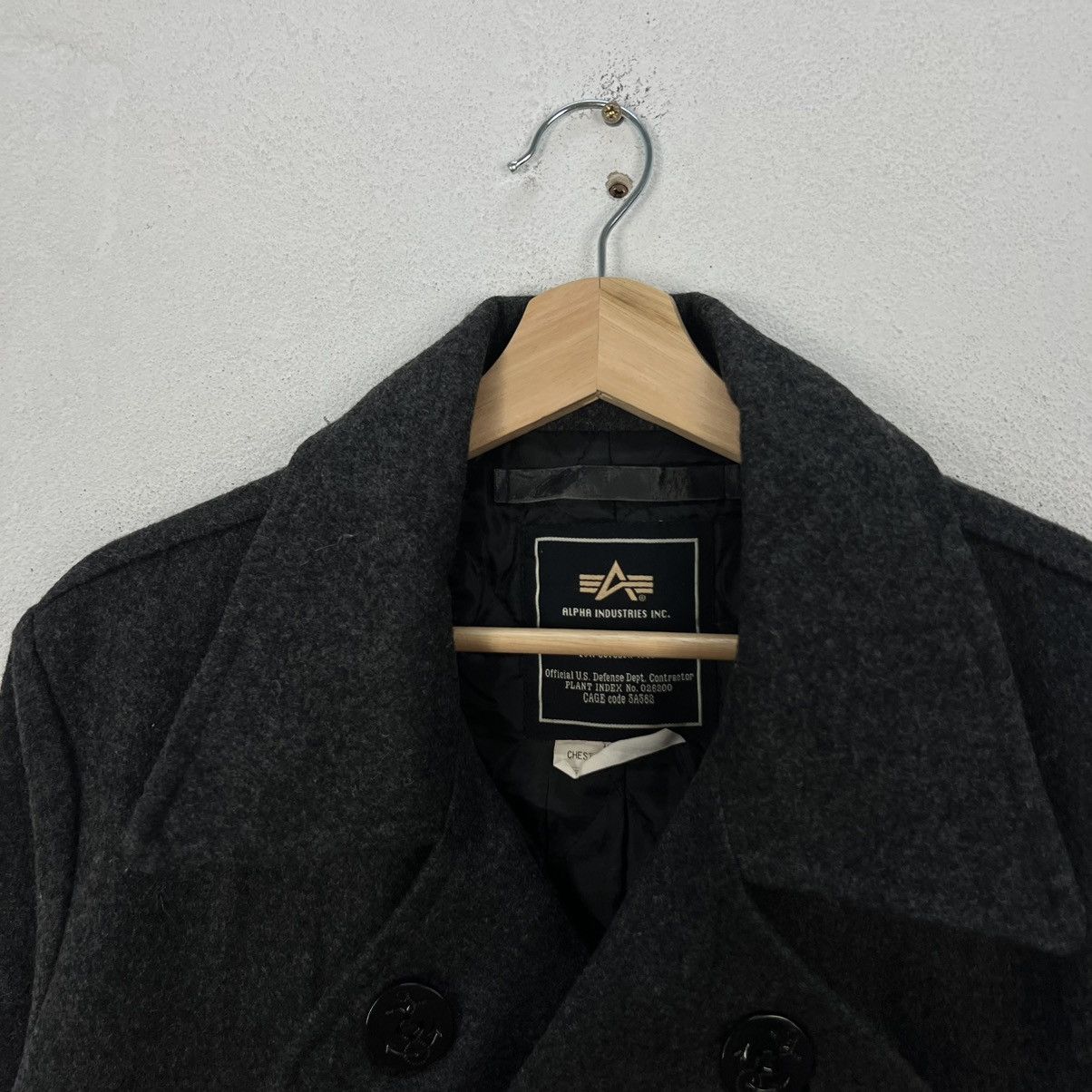 Alpha Industries VINTAGE ALPHA INDUSTRIES INC WOOL JACKET Size US M / EU 48-50 / 2 - 9 Thumbnail