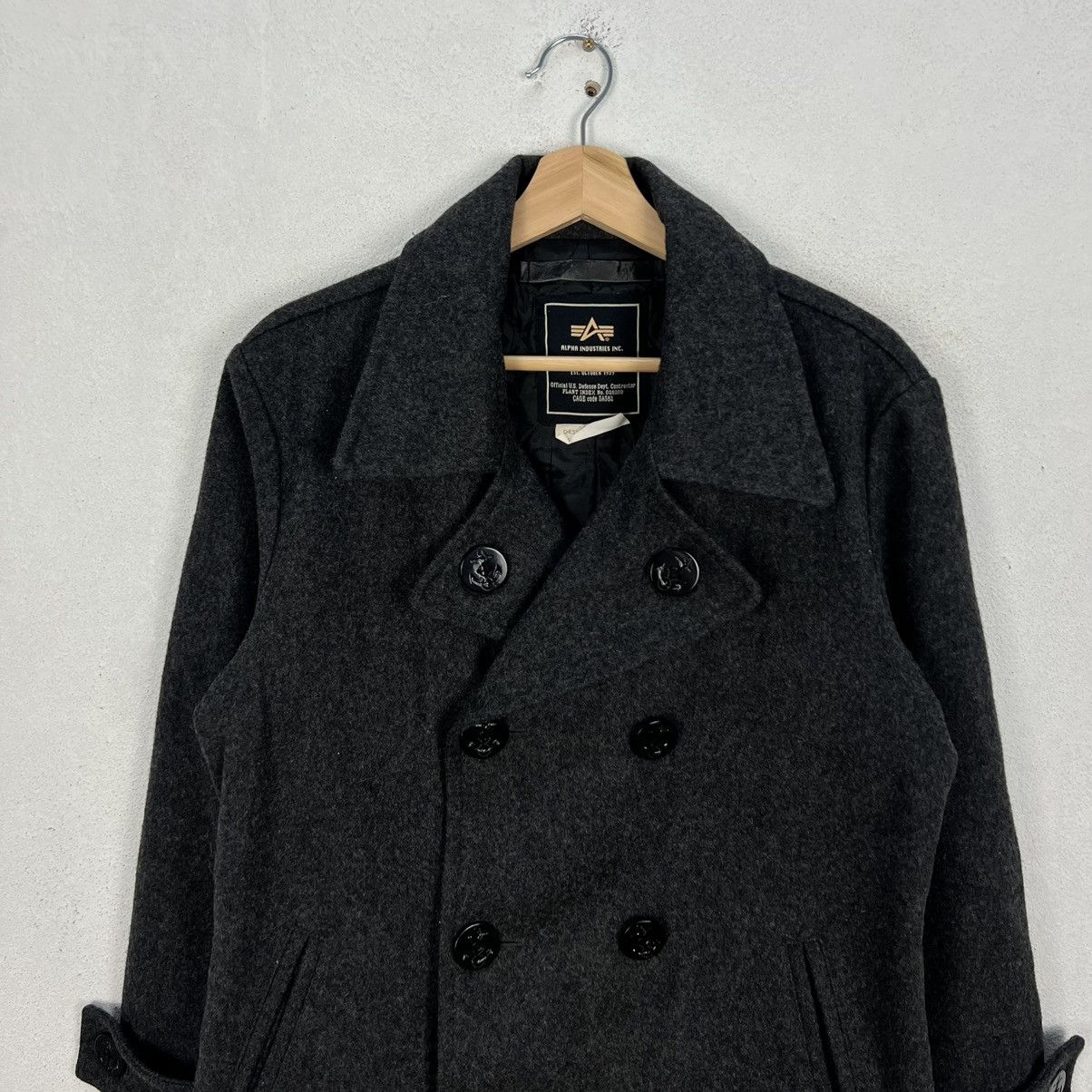 Alpha Industries VINTAGE ALPHA INDUSTRIES INC WOOL JACKET Size US M / EU 48-50 / 2 - 3 Thumbnail