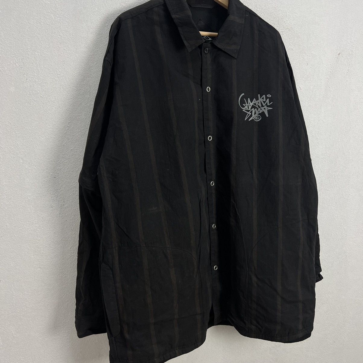 Japanese Brand RARE CHARISMA BIG LOGO CHORE JACKET CARGO MULTI POCKET Size US XL / EU 56 / 4 - 6 Thumbnail