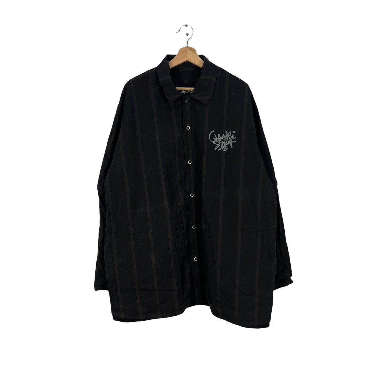 Japanese Brand RARE CHARISMA BIG LOGO CHORE JACKET CARGO MULTI POCKET Size US XL / EU 56 / 4 - 1 Thumbnail