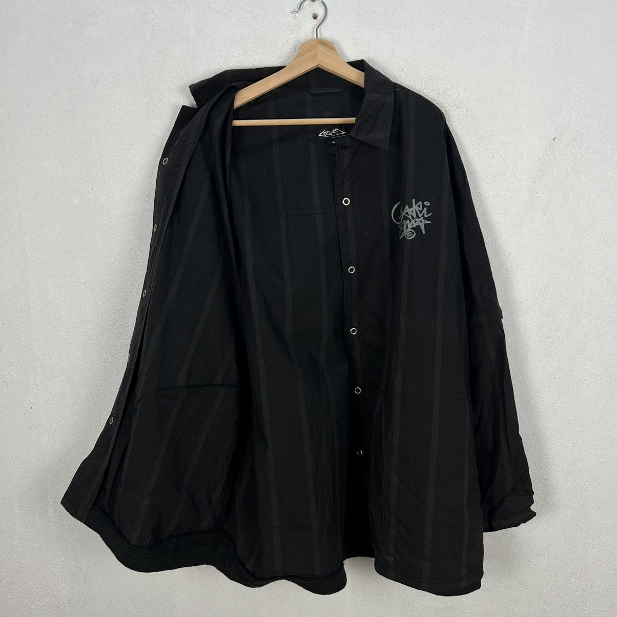 Japanese Brand RARE CHARISMA BIG LOGO CHORE JACKET CARGO MULTI POCKET Size US XL / EU 56 / 4 - 11 Thumbnail