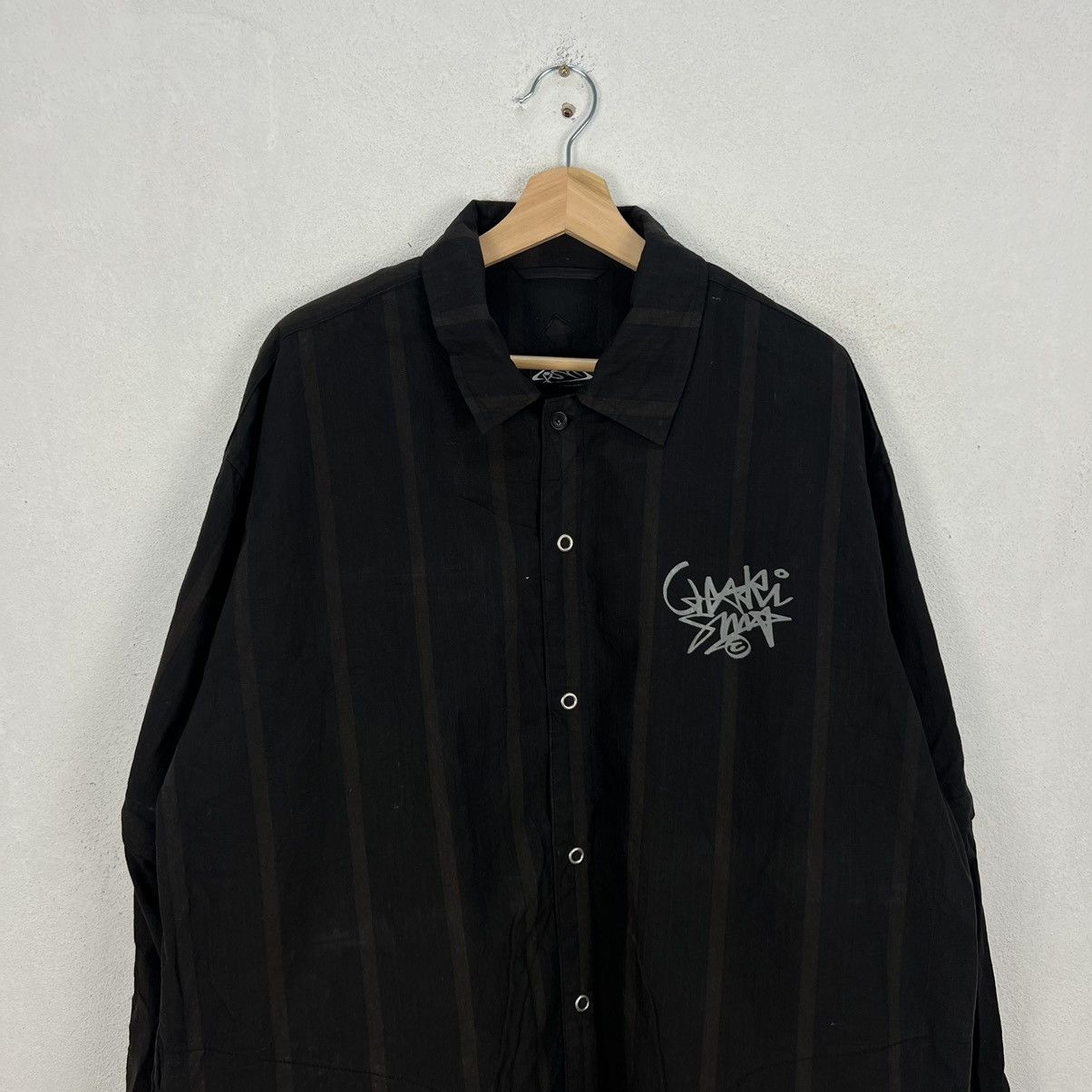 Japanese Brand RARE CHARISMA BIG LOGO CHORE JACKET CARGO MULTI POCKET Size US XL / EU 56 / 4 - 3 Thumbnail
