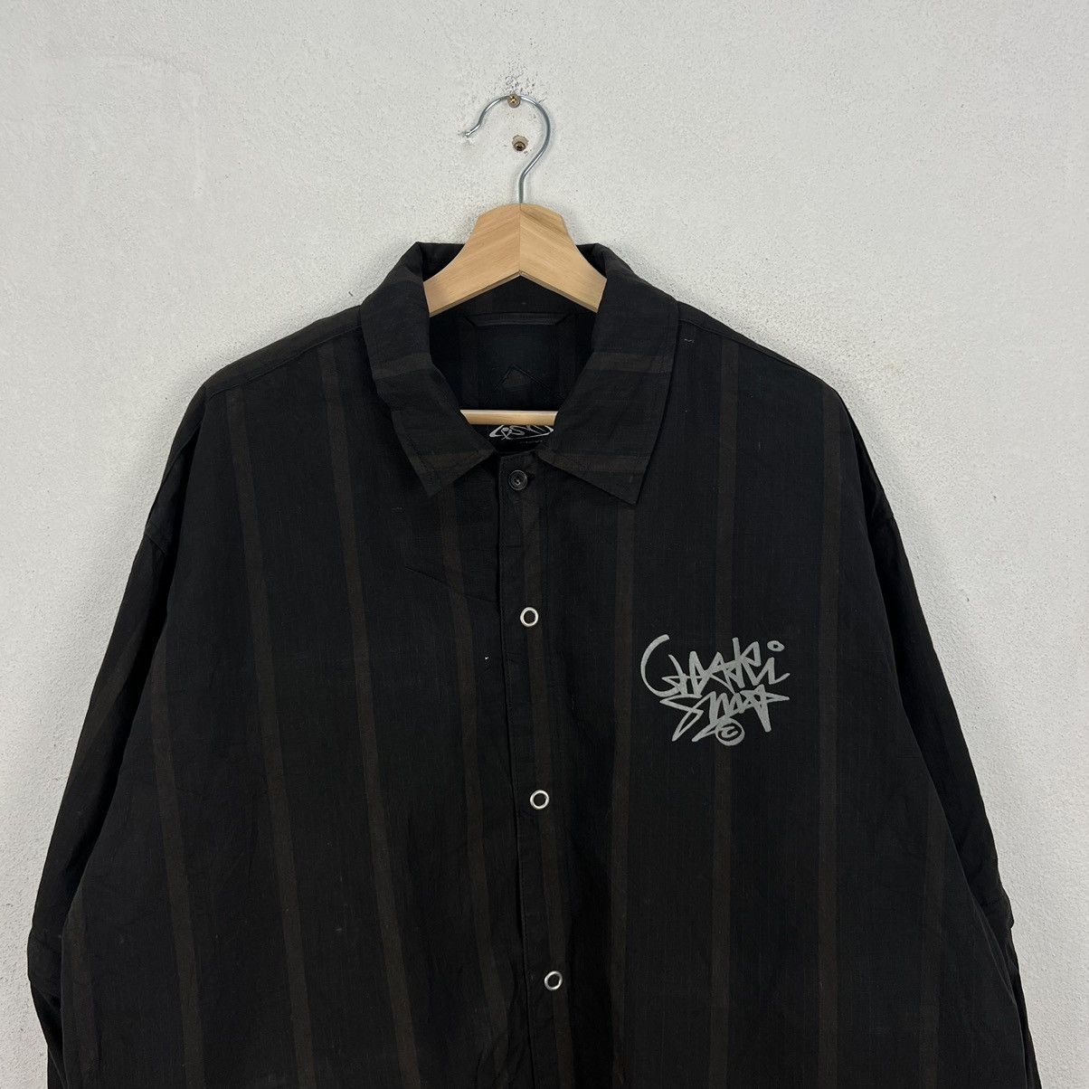 Japanese Brand RARE CHARISMA BIG LOGO CHORE JACKET CARGO MULTI POCKET Size US XL / EU 56 / 4 - 5 Thumbnail