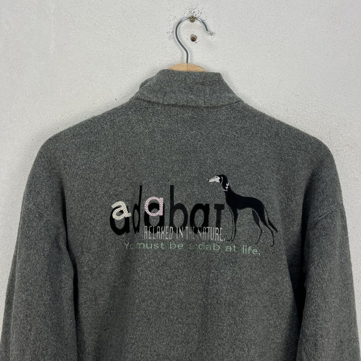 Japanese Brand VINTAGE ADABAT MADE IN JAPAN FLEECE JACKET BIG LOGO Size US L / EU 52-54 / 3 - 10 Thumbnail