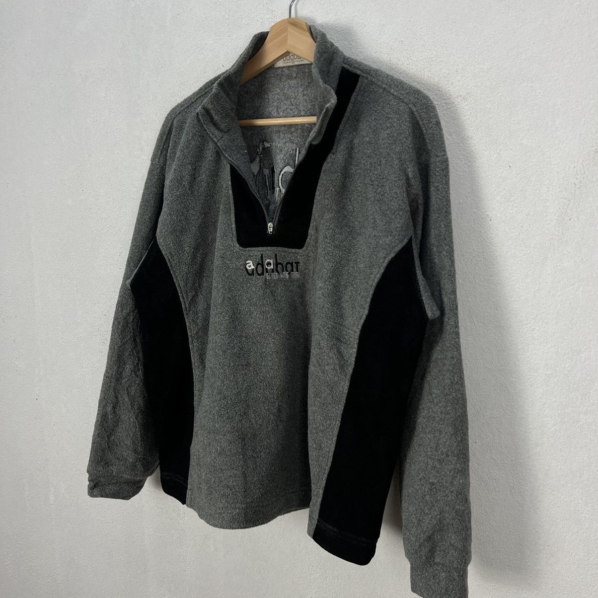 Japanese Brand VINTAGE ADABAT MADE IN JAPAN FLEECE JACKET BIG LOGO Size US L / EU 52-54 / 3 - 12 Thumbnail