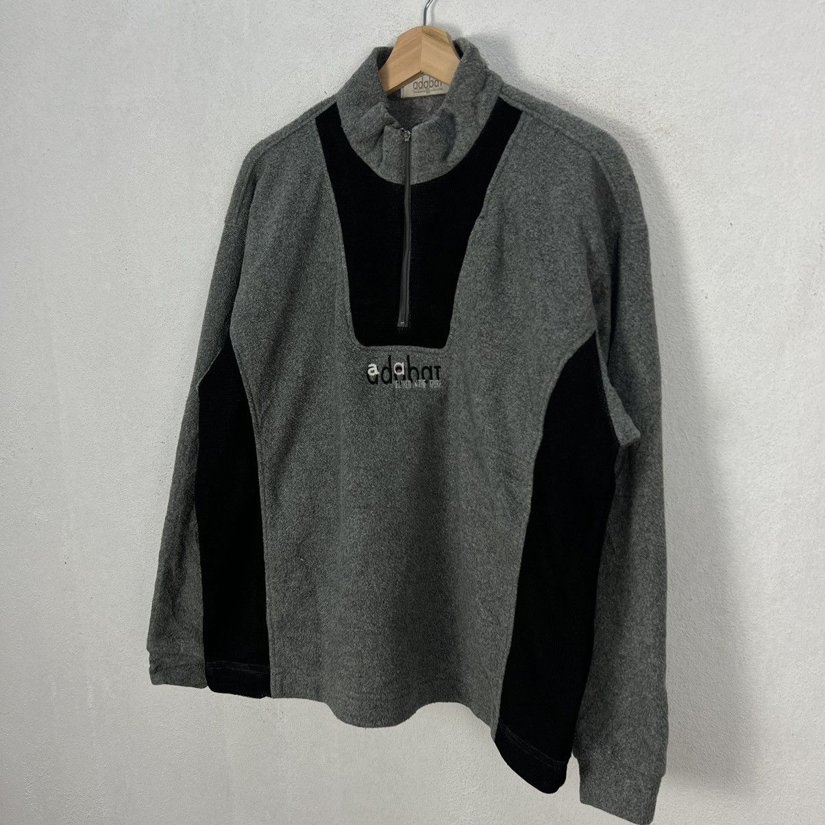 Japanese Brand VINTAGE ADABAT MADE IN JAPAN FLEECE JACKET BIG LOGO Size US L / EU 52-54 / 3 - 2 Thumbnail