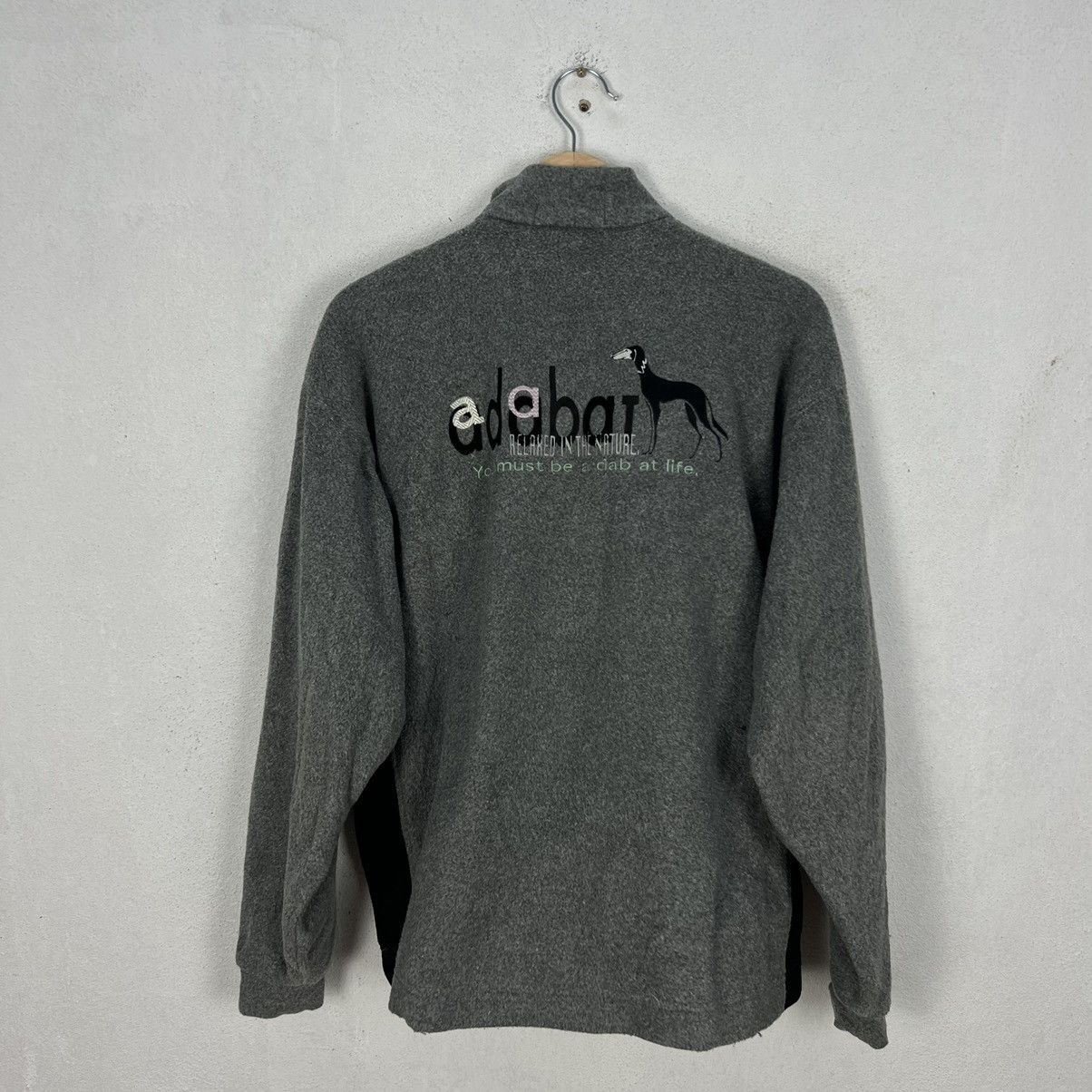 Japanese Brand VINTAGE ADABAT MADE IN JAPAN FLEECE JACKET BIG LOGO Size US L / EU 52-54 / 3 - 8 Thumbnail