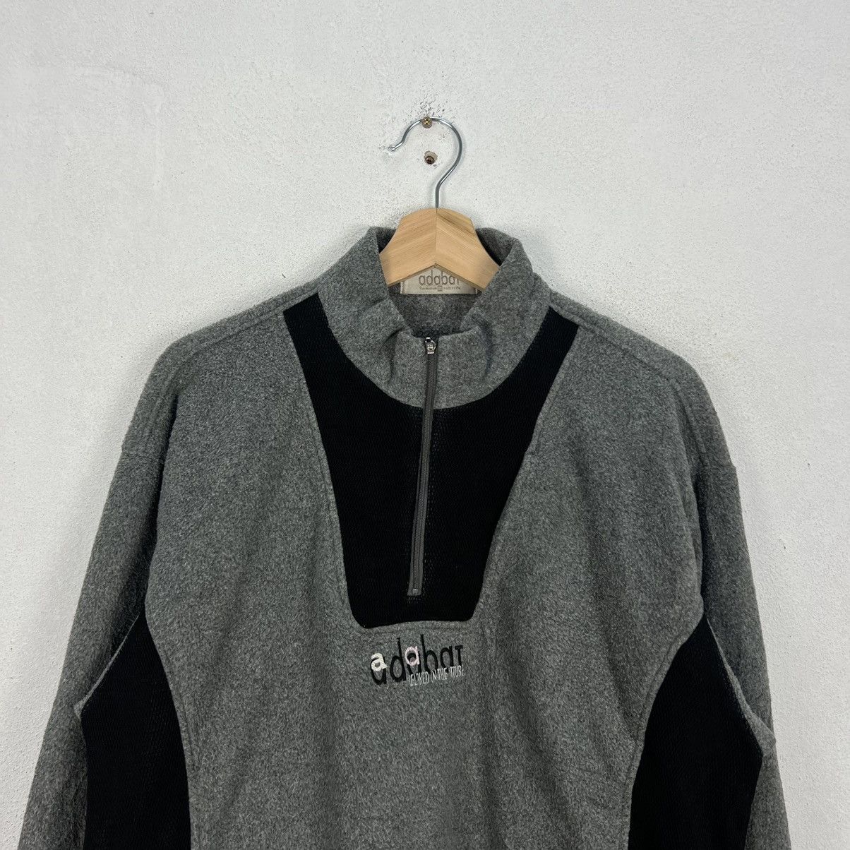 Japanese Brand VINTAGE ADABAT MADE IN JAPAN FLEECE JACKET BIG LOGO Size US L / EU 52-54 / 3 - 5 Thumbnail