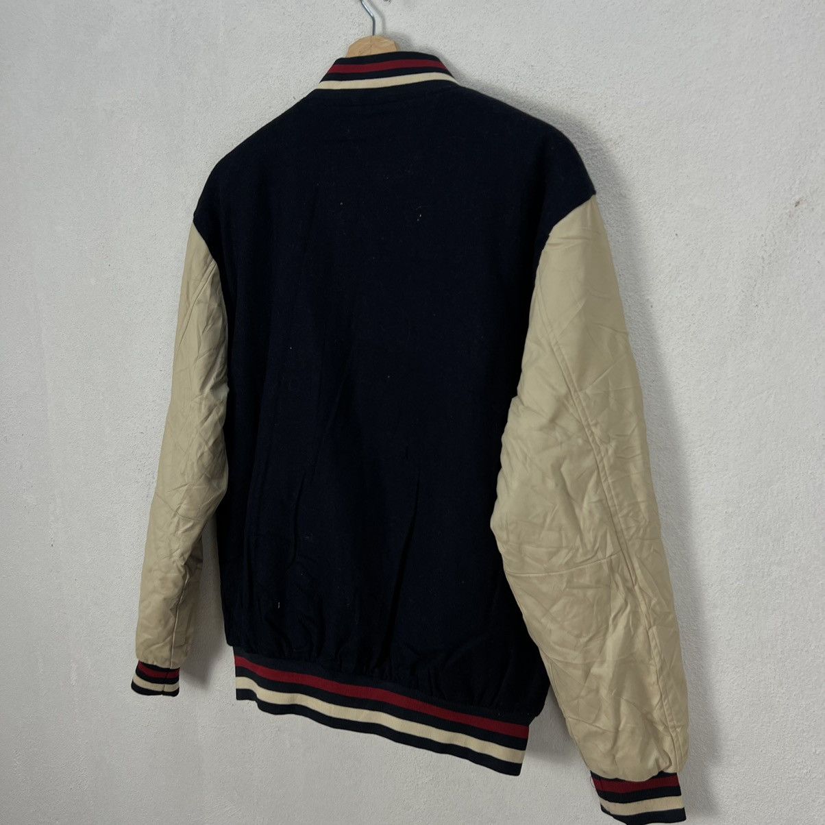 Japanese Brand VARSITY JACKET MLB NEW YORK BIG LOGO Size US M / EU 48-50 / 2 - 10 Thumbnail