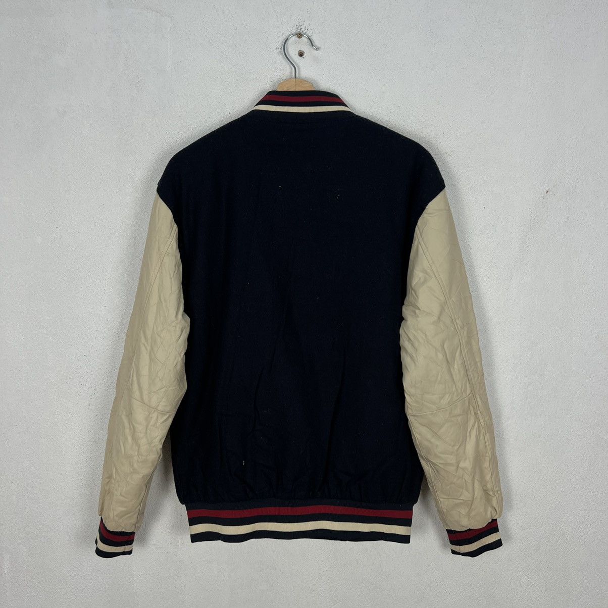 Japanese Brand VARSITY JACKET MLB NEW YORK BIG LOGO Size US M / EU 48-50 / 2 - 9 Thumbnail