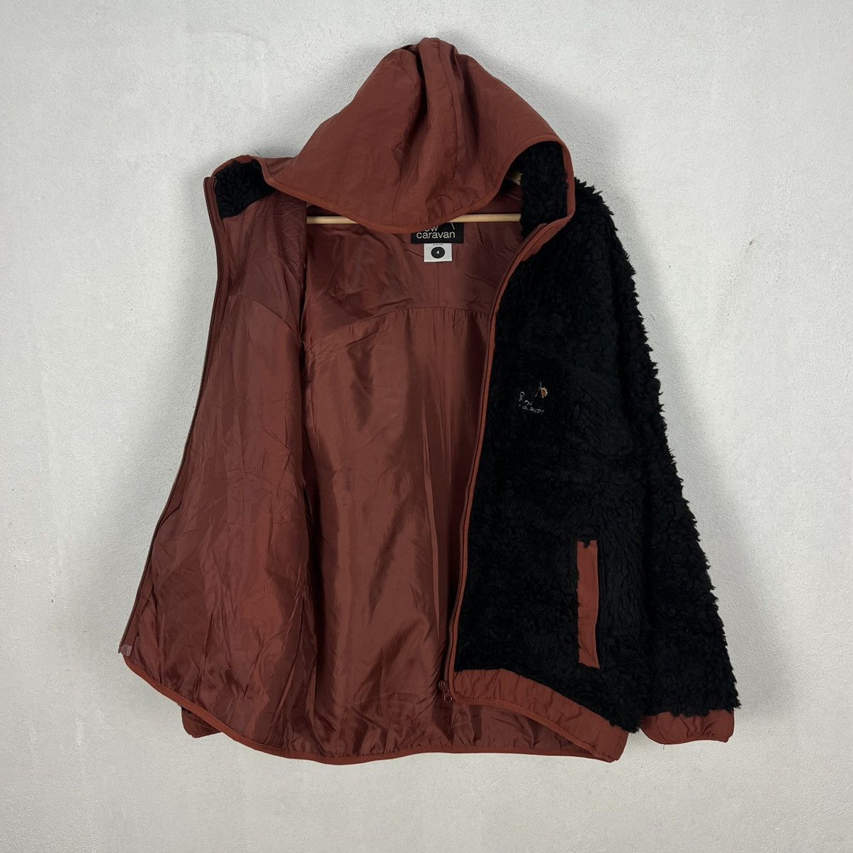 go slow caravan RARE FLEECE HOODIE ZIPPER JACKET GO SLOW CARAVAN Size US M / EU 48-50 / 2 - 10 Thumbnail