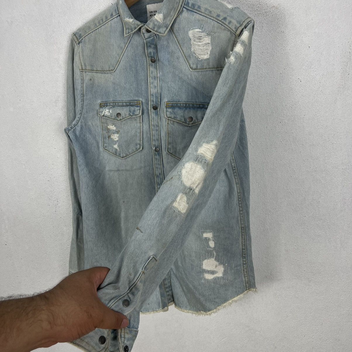 Japanese Brand × Seditionaries RARE DISTRESSED CAMBREY ZARA MAN STREETWEAR FASHION Size US S / EU 44-46 / 1 - 6 Thumbnail