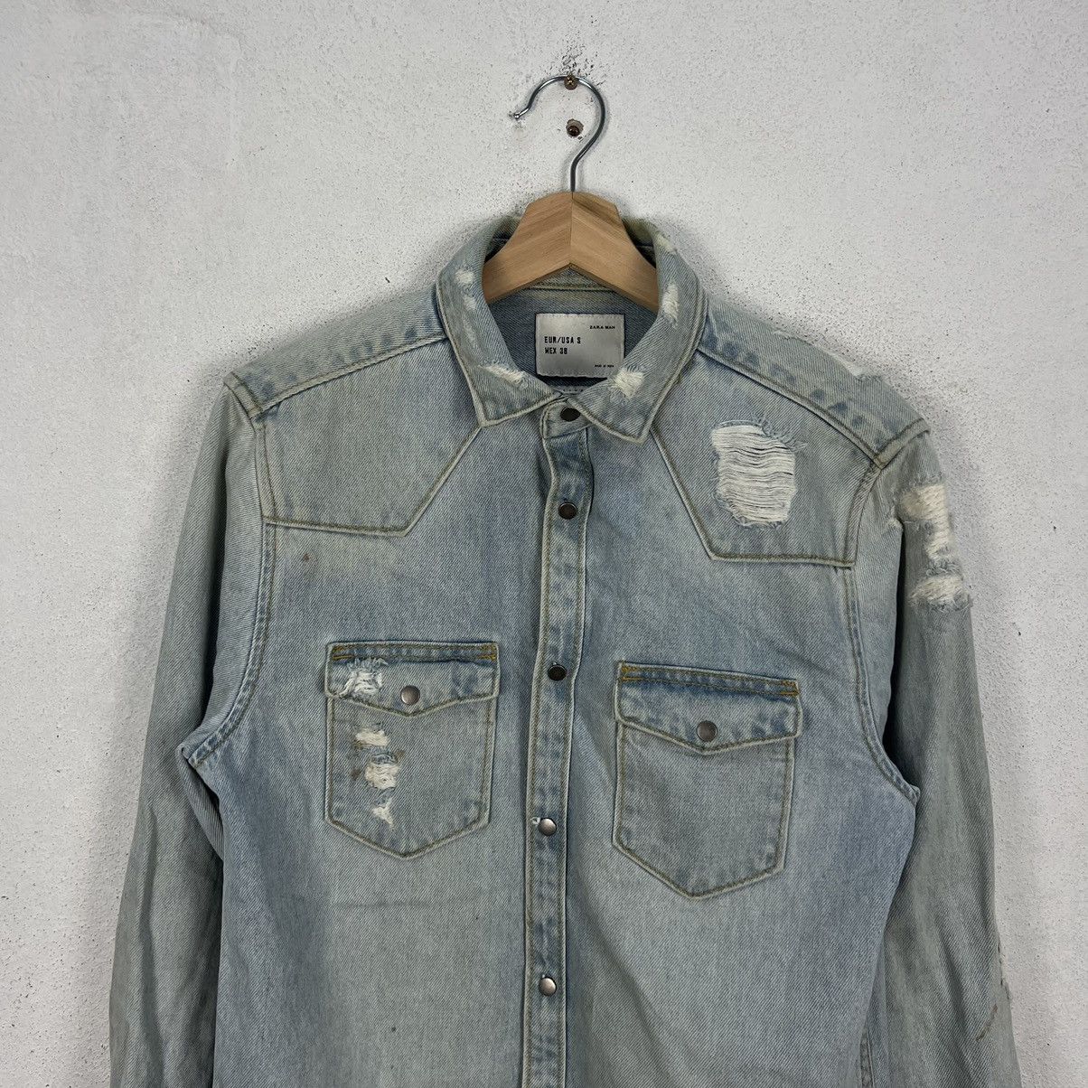 Japanese Brand × Seditionaries RARE DISTRESSED CAMBREY ZARA MAN STREETWEAR FASHION Size US S / EU 44-46 / 1 - 3 Thumbnail