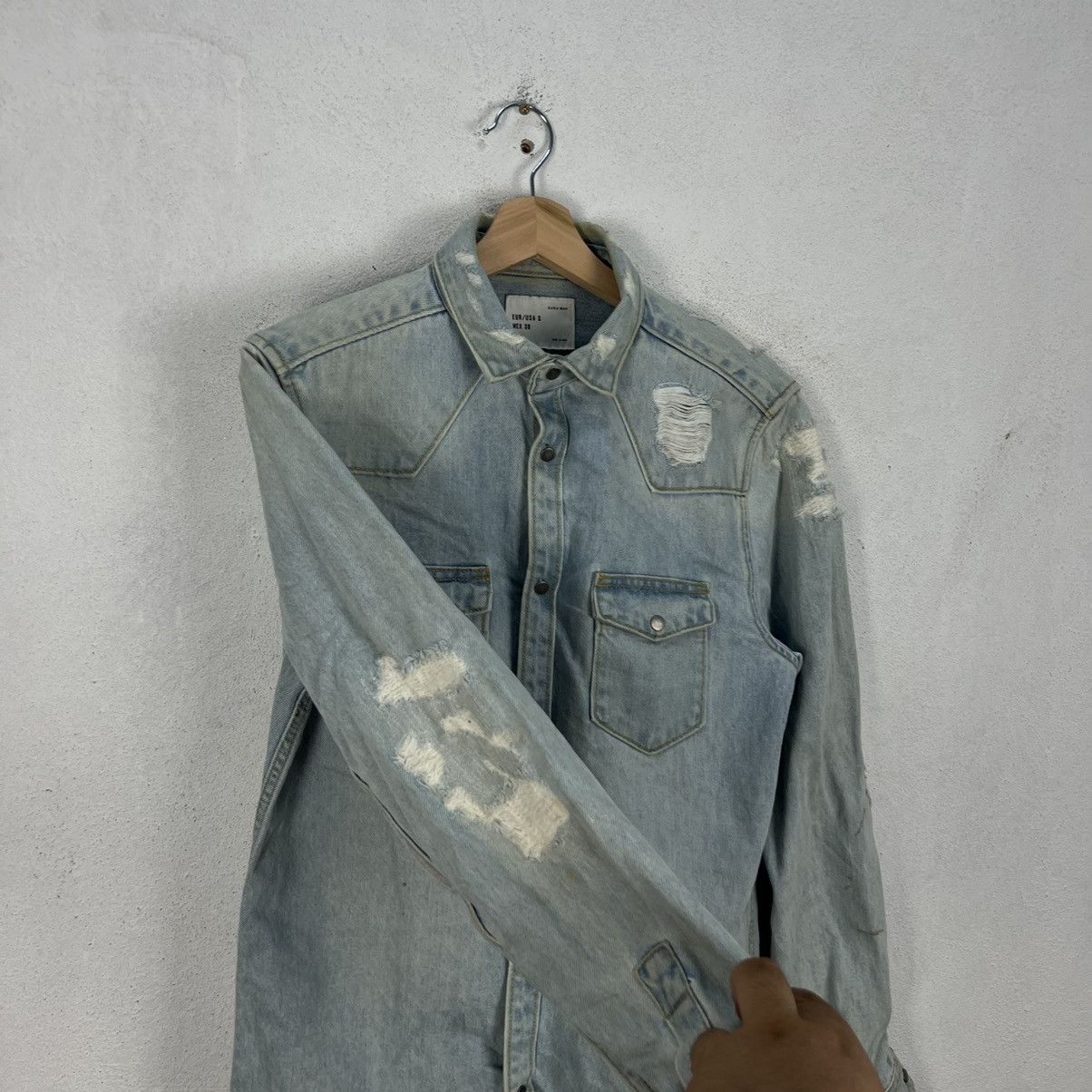 Japanese Brand × Seditionaries RARE DISTRESSED CAMBREY ZARA MAN STREETWEAR FASHION Size US S / EU 44-46 / 1 - 7 Thumbnail