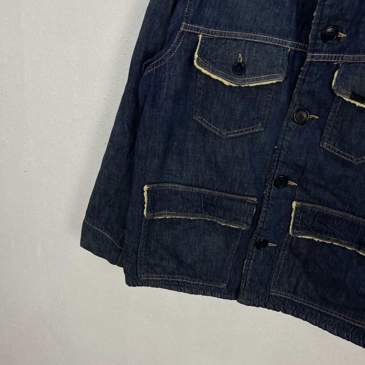 Japanese Brand RARE CARGO JACKET MULTI POCKET INSPIRE NUMBER NINE JAPAN Size US L / EU 52-54 / 3 - 4 Thumbnail