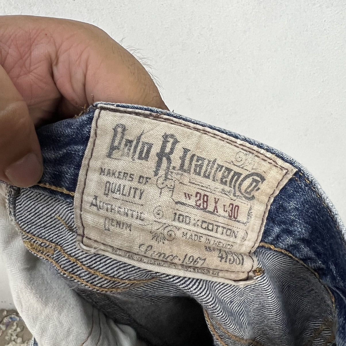 Polo Ralph Lauren VINTAGE POLO BY RALPH LAUREN PUNK STYLE DENIM Size US 30 / EU 46 - 20 Thumbnail