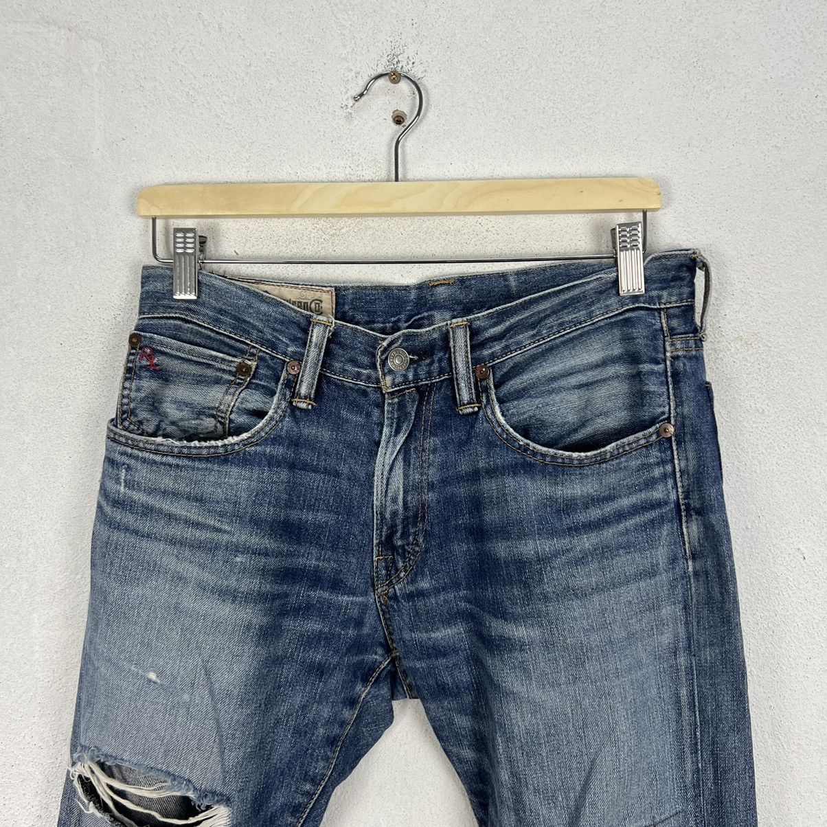 Polo Ralph Lauren VINTAGE POLO BY RALPH LAUREN PUNK STYLE DENIM Size US 30 / EU 46 - 8 Thumbnail