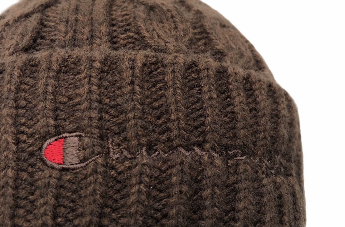 Champion 🔥Champion Embossed Spell Out Knitted Beanie Size ONE SIZE - 9 Thumbnail