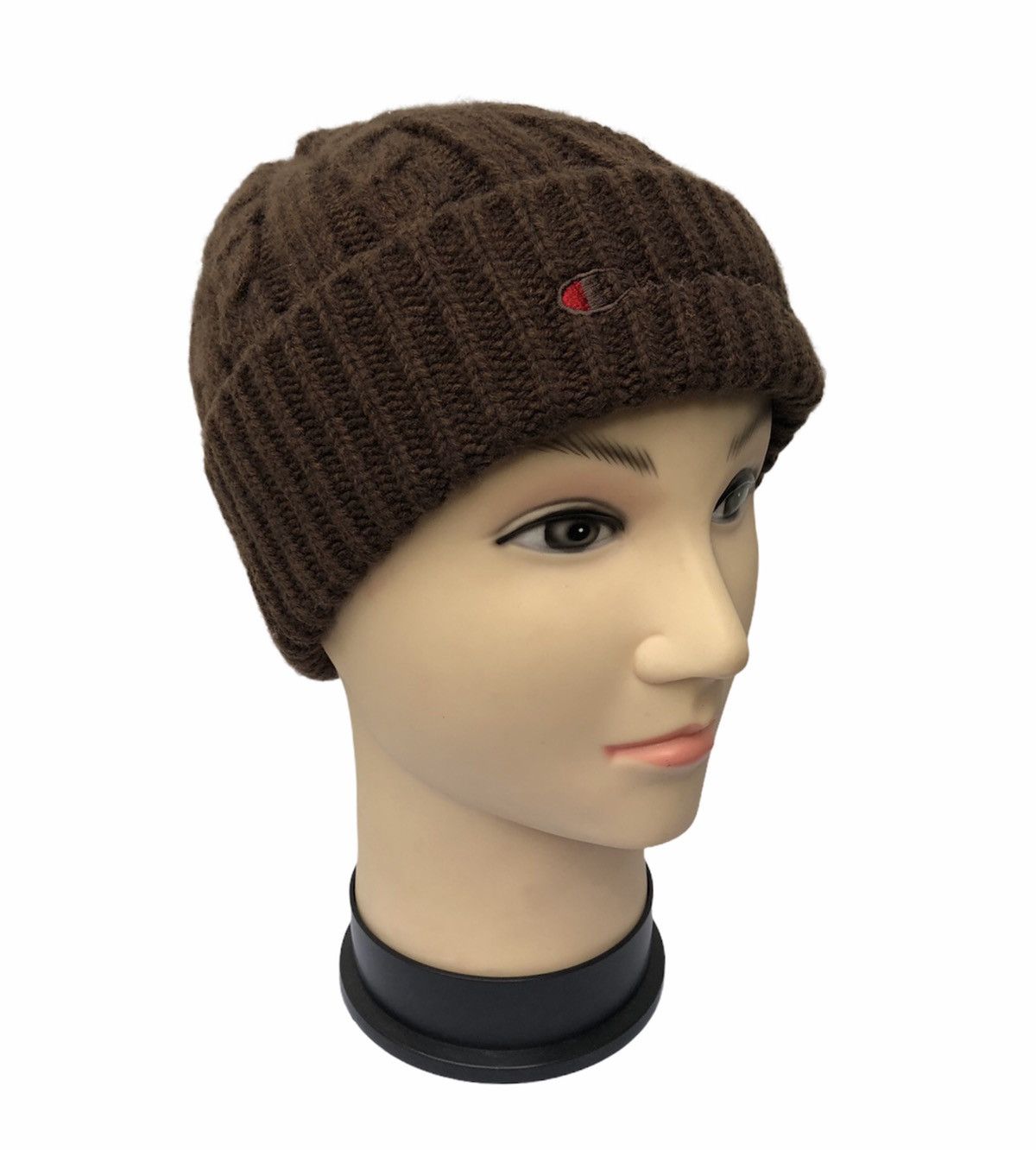 Champion 🔥Champion Embossed Spell Out Knitted Beanie Size ONE SIZE - 6 Thumbnail