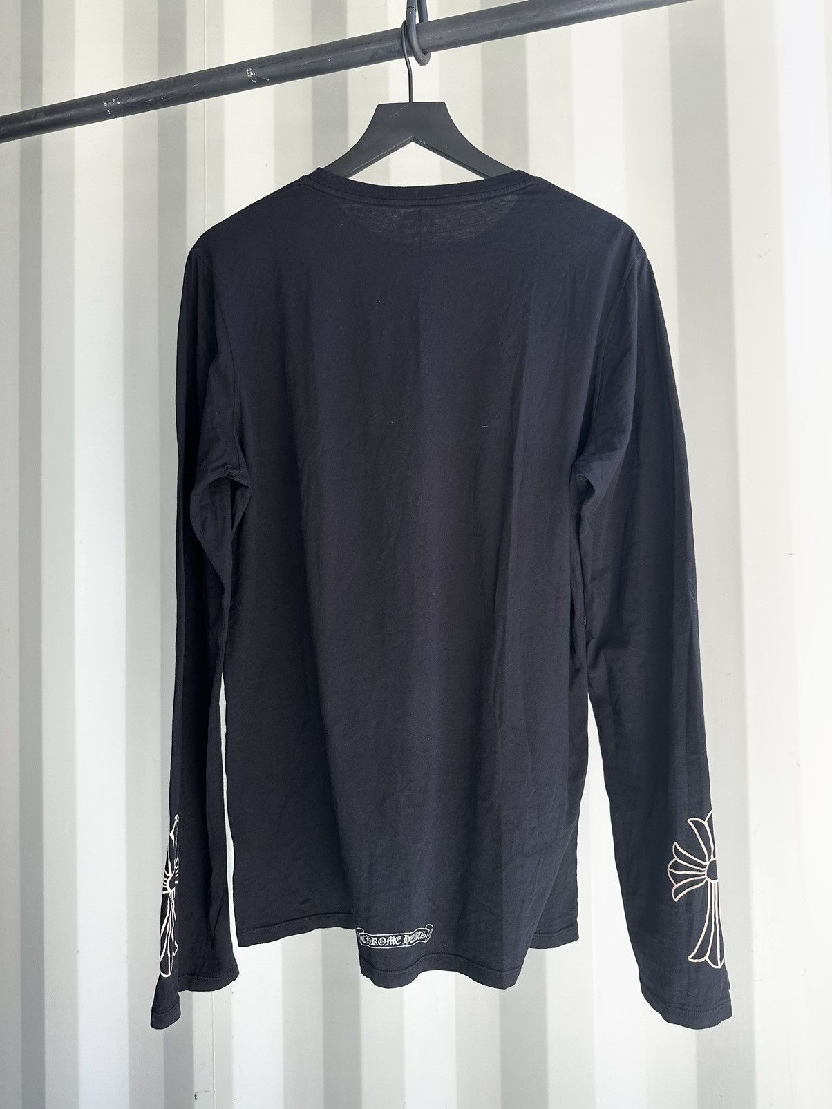 Chrome Hearts Cut & Sew Cross Long Sleeve Size US L / EU 52-54 / 3 - 3 Thumbnail