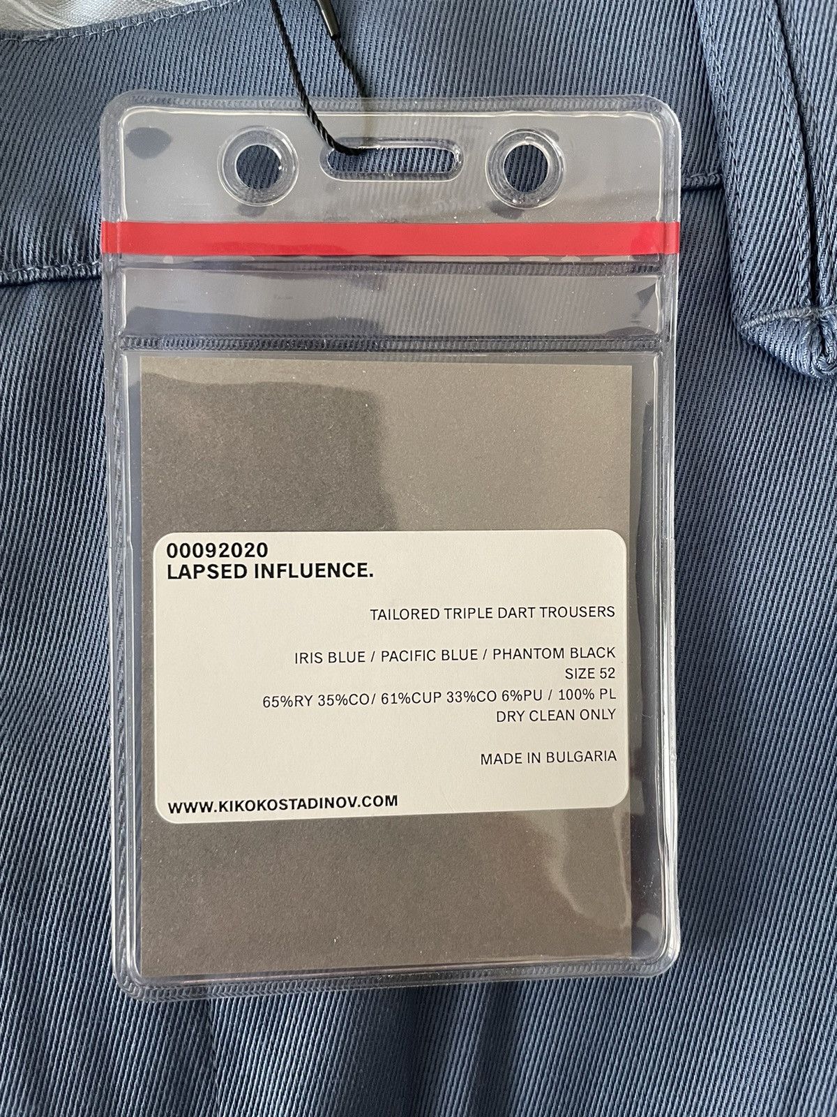 Kiko Kostadinov 09 Tailored Triple Dart Trousers Size US 36 / EU 52 - 7 Thumbnail