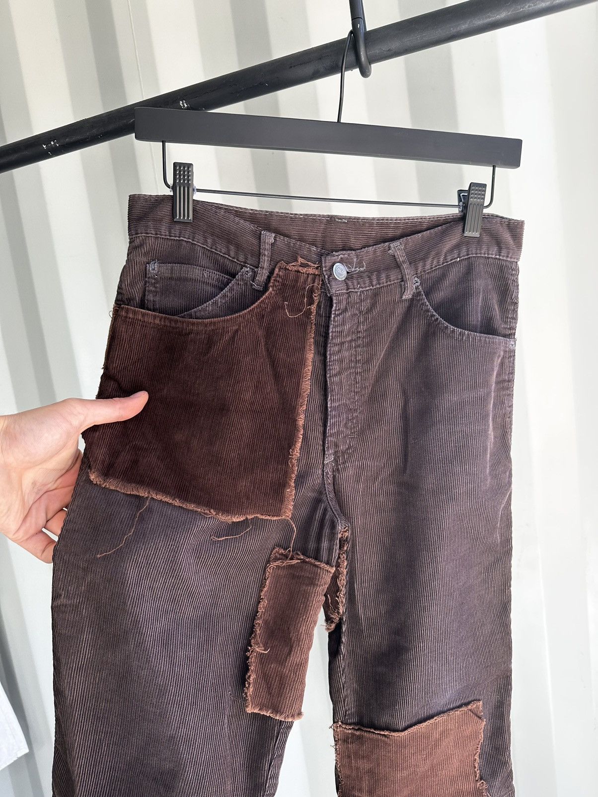 Maison Margiela 0 10 Line Artisinal Corduoy Patchwork Pants Size US 30 / EU 46 - 2 Thumbnail