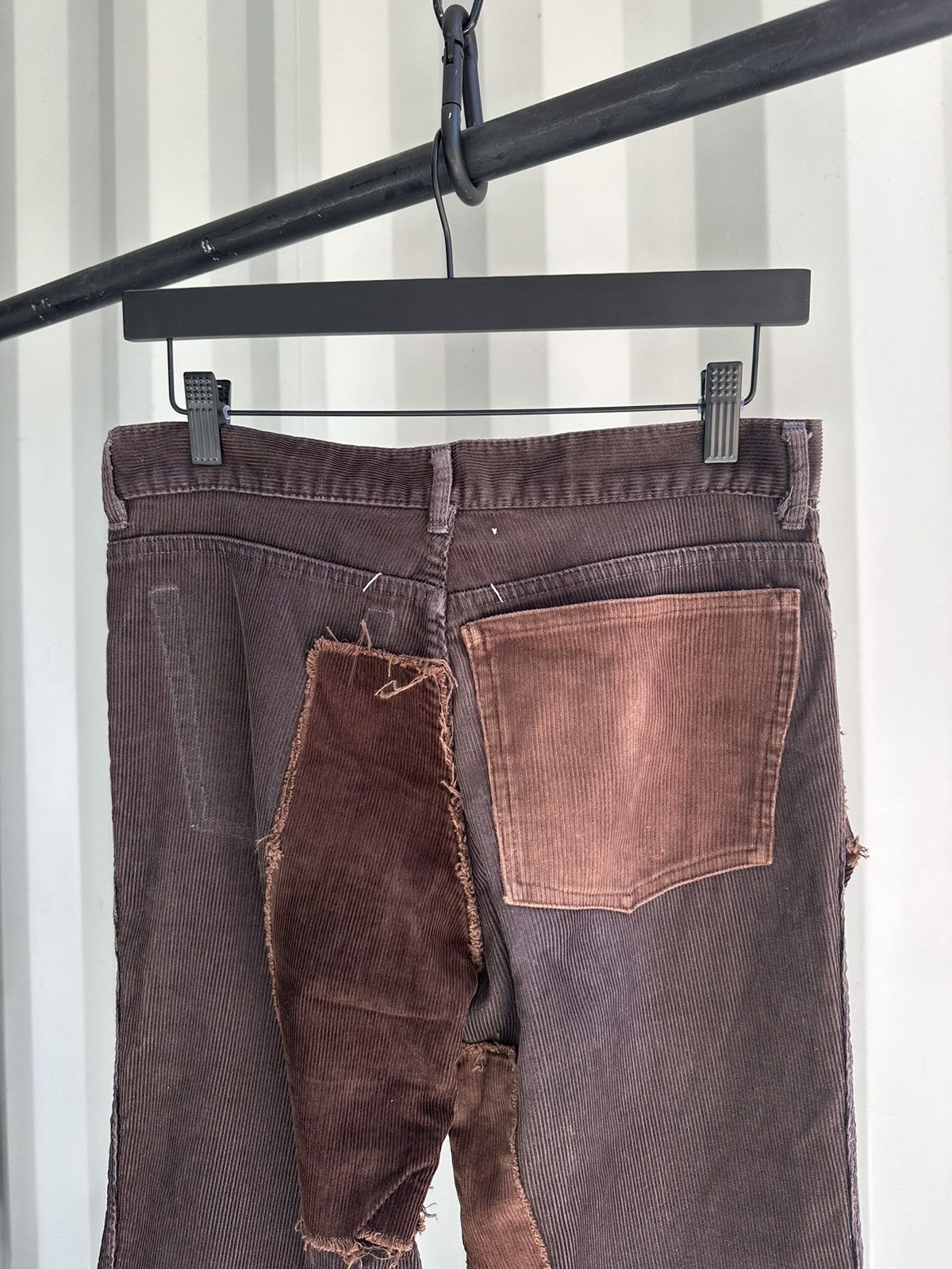 Maison Margiela 0 10 Line Artisinal Corduoy Patchwork Pants Size US 30 / EU 46 - 4 Thumbnail
