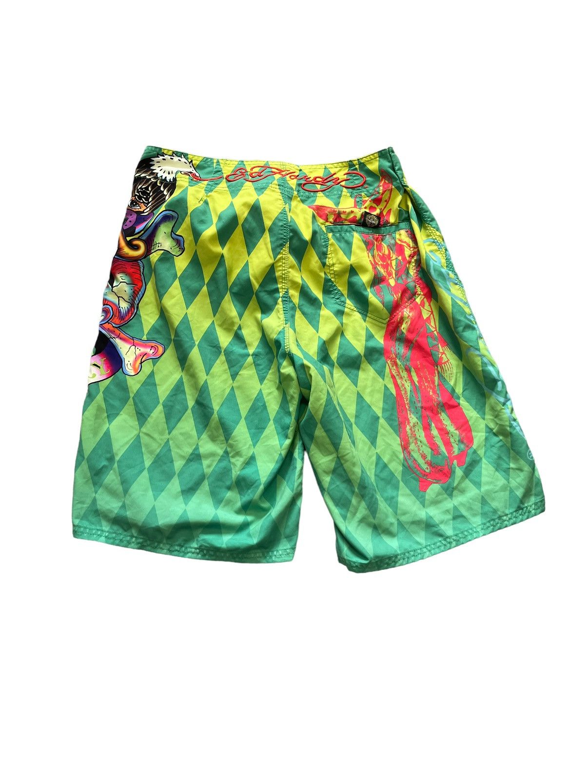 Christian Audigier Ed Hardy Christian Audigier swimming trunks swim shorts y2k Size US 34 / EU 50 - 5 Thumbnail