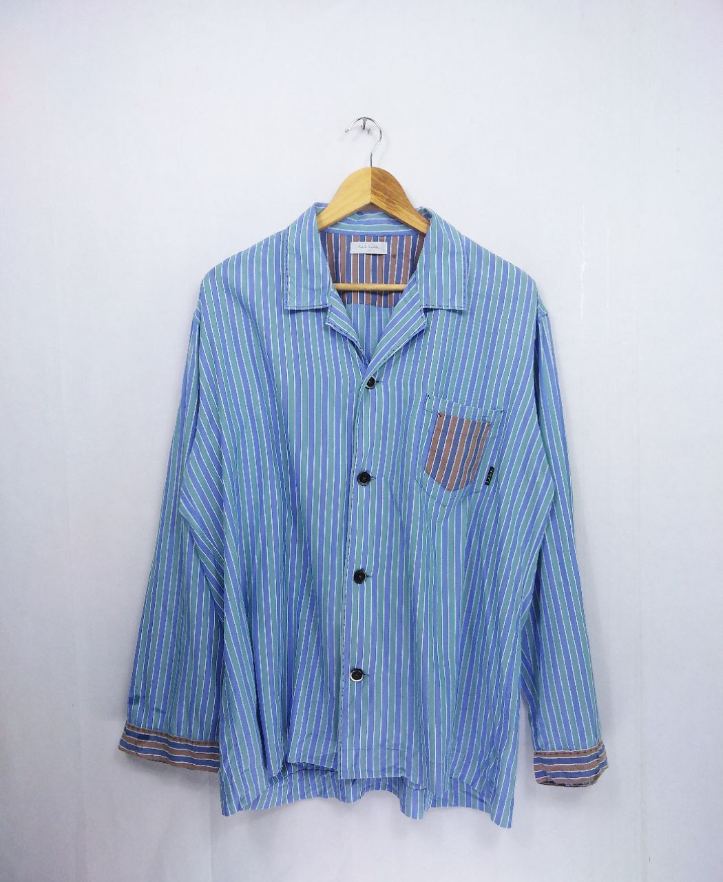 Paul Smith PAUL SMITH STRIPE BUTTON UP SHIRT Size US L / EU 52-54 / 3 - 1 Thumbnail