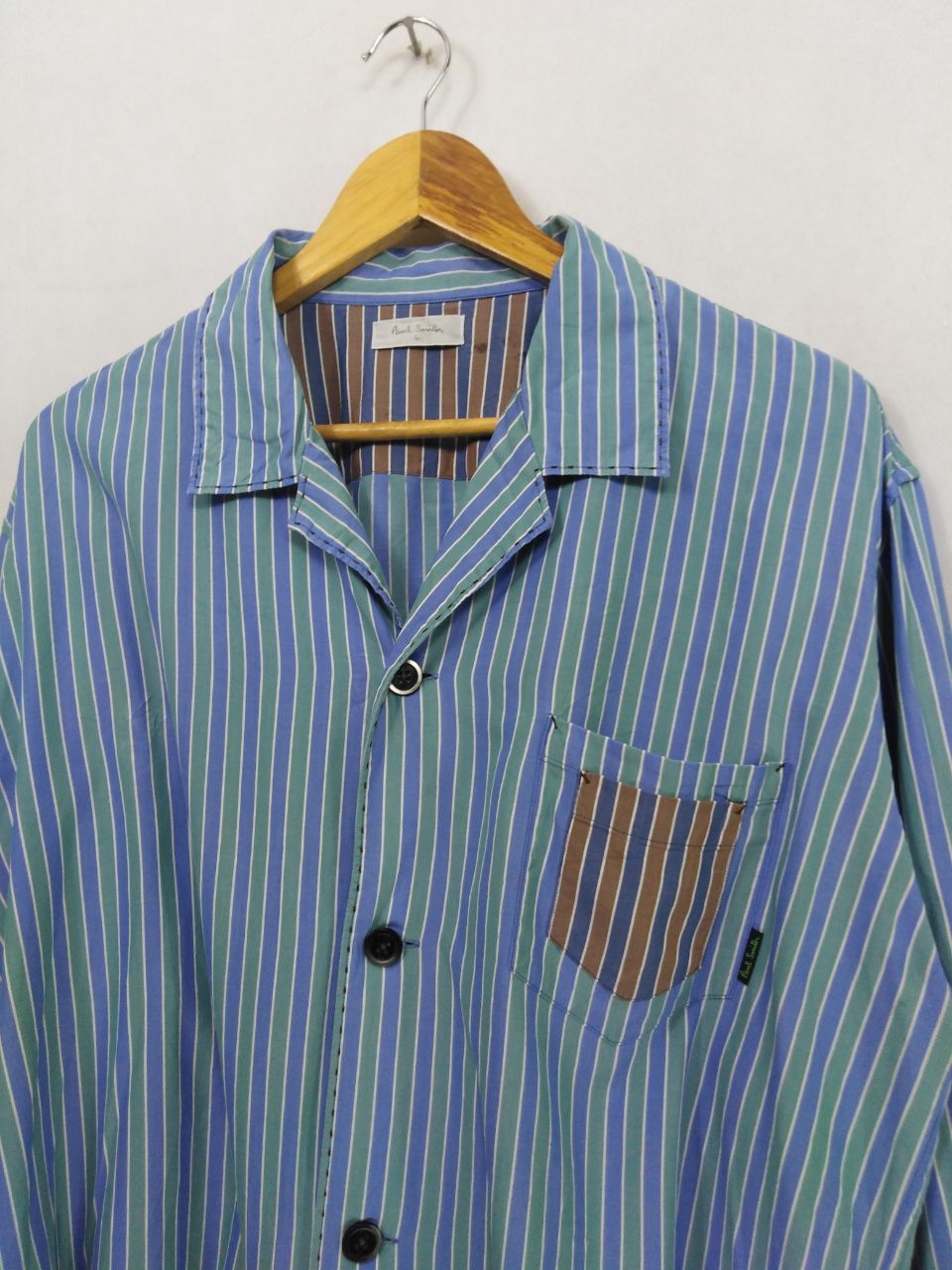 Paul Smith PAUL SMITH STRIPE BUTTON UP SHIRT Size US L / EU 52-54 / 3 - 5 Thumbnail
