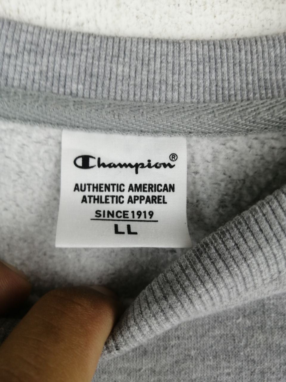 Champion Small Logo Champion Grey Sweatshirt Size US L / EU 52-54 / 3 - 4 Thumbnail