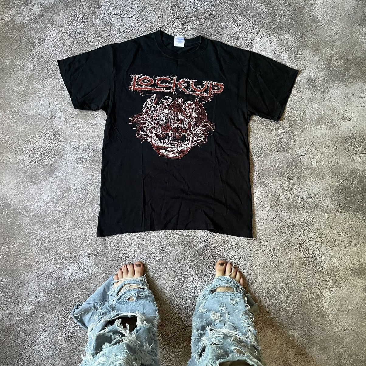 Vintage Vintage Y2K Necropolis Skulls Graphic Tee Grunge Horror L Size US L / EU 52-54 / 3 - 1 Thumbnail
