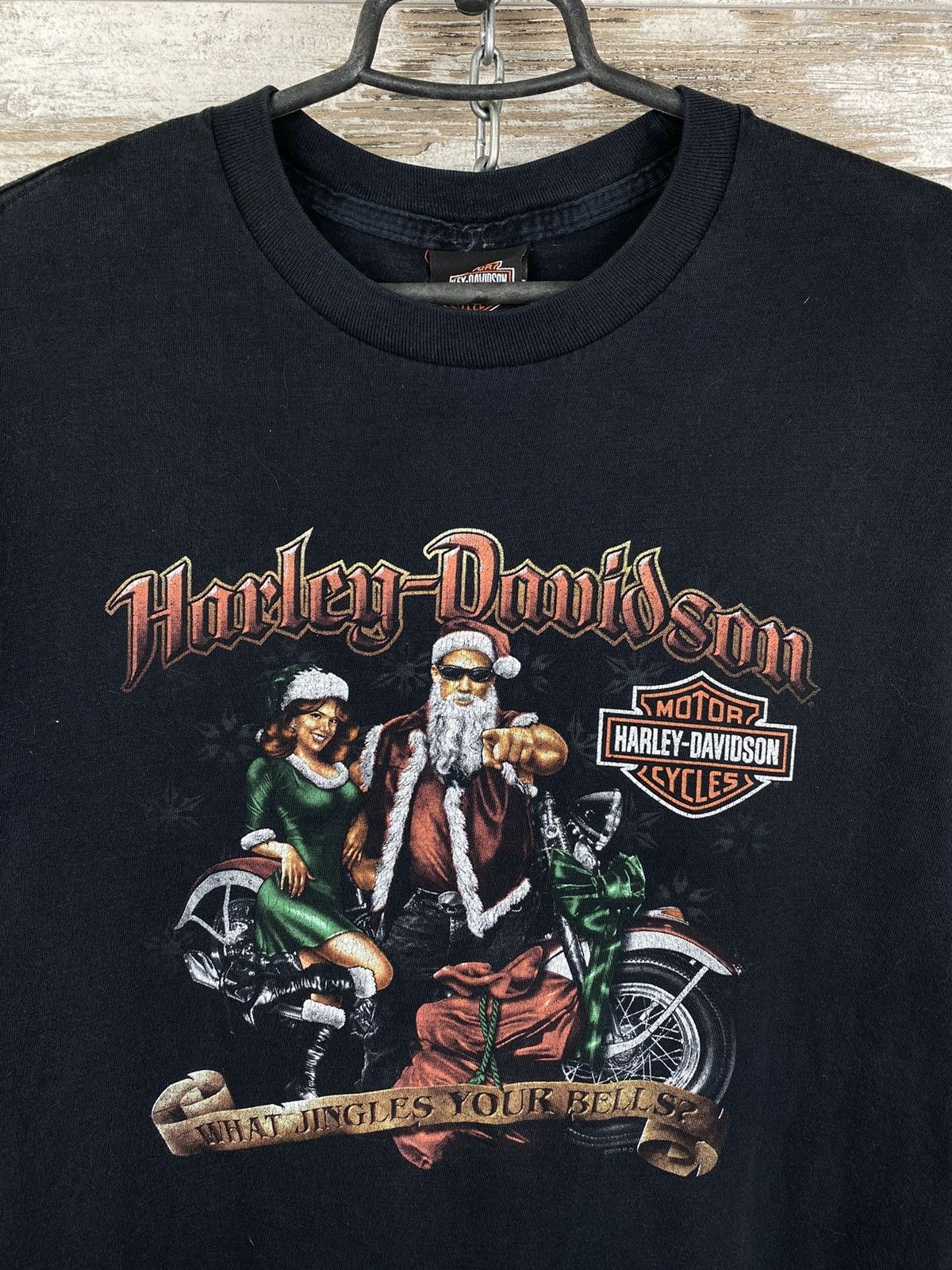 Harley Davidson Mens Vintage Harley Davidson 2008 T Shirt rare tee y2k motor Size US L / EU 52-54 / 3 - 6 Thumbnail