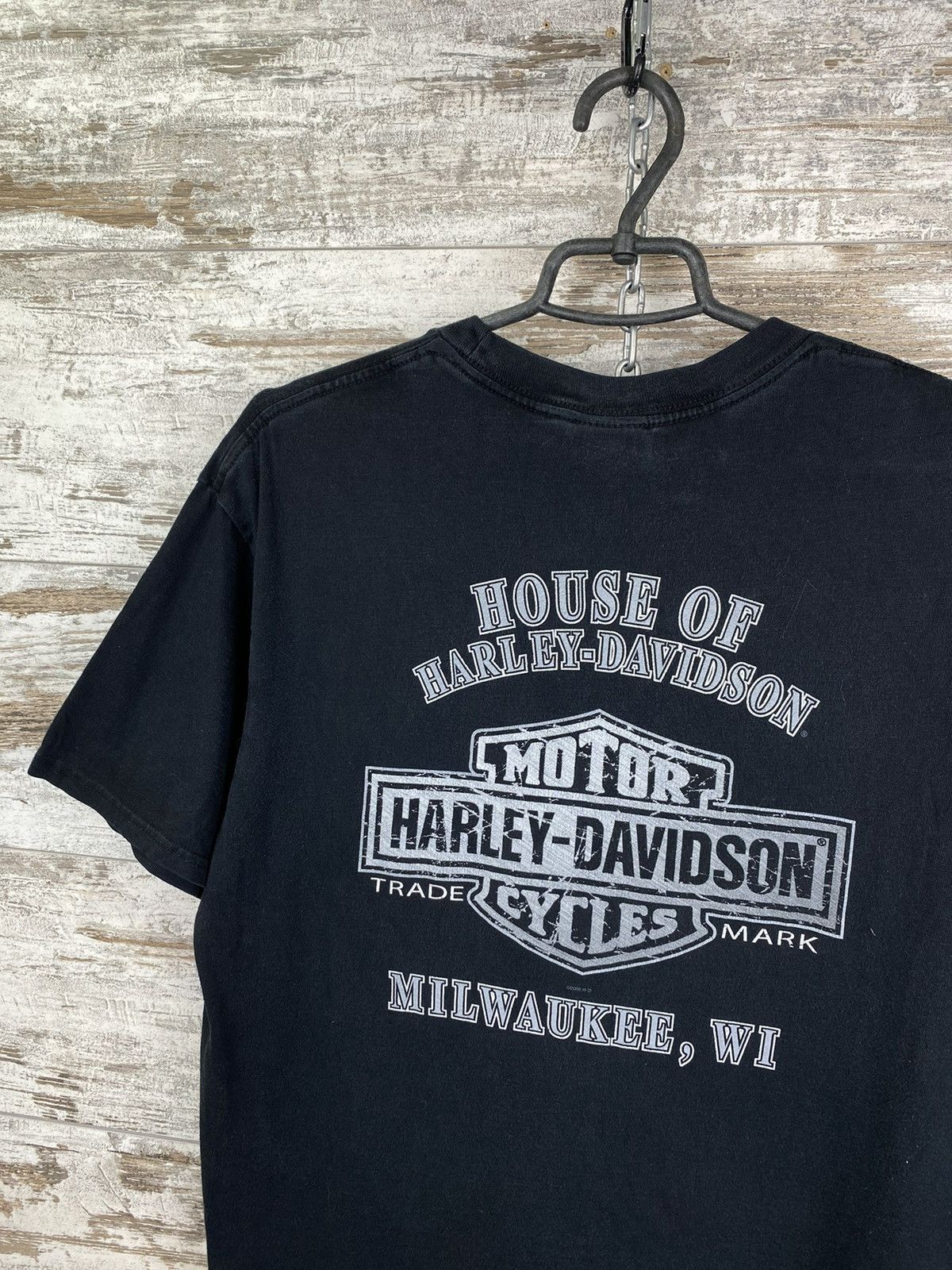 Harley Davidson Mens Vintage Harley Davidson 2008 T Shirt rare tee y2k motor Size US L / EU 52-54 / 3 - 16 Thumbnail