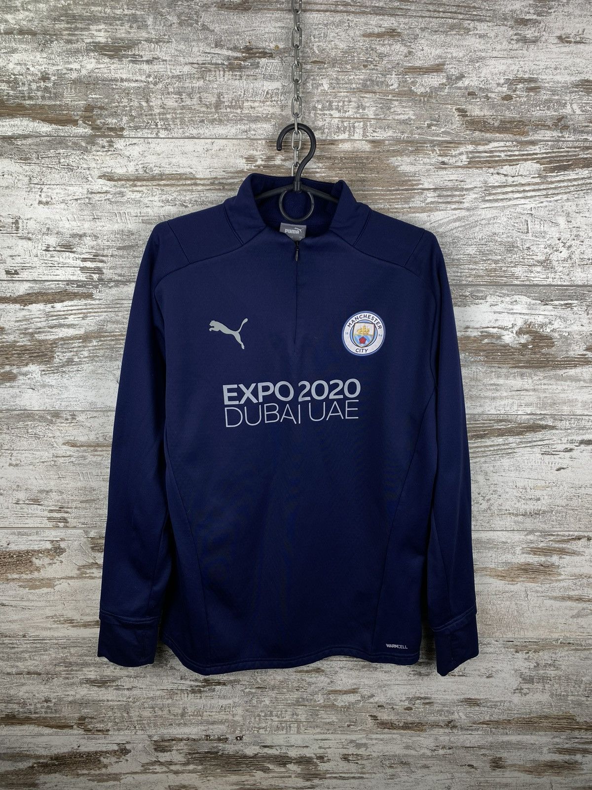Puma Mens Puma FC Manchester City Soccer Jersey sweatshirt tee Size US M / EU 48-50 / 2 - 2 Thumbnail