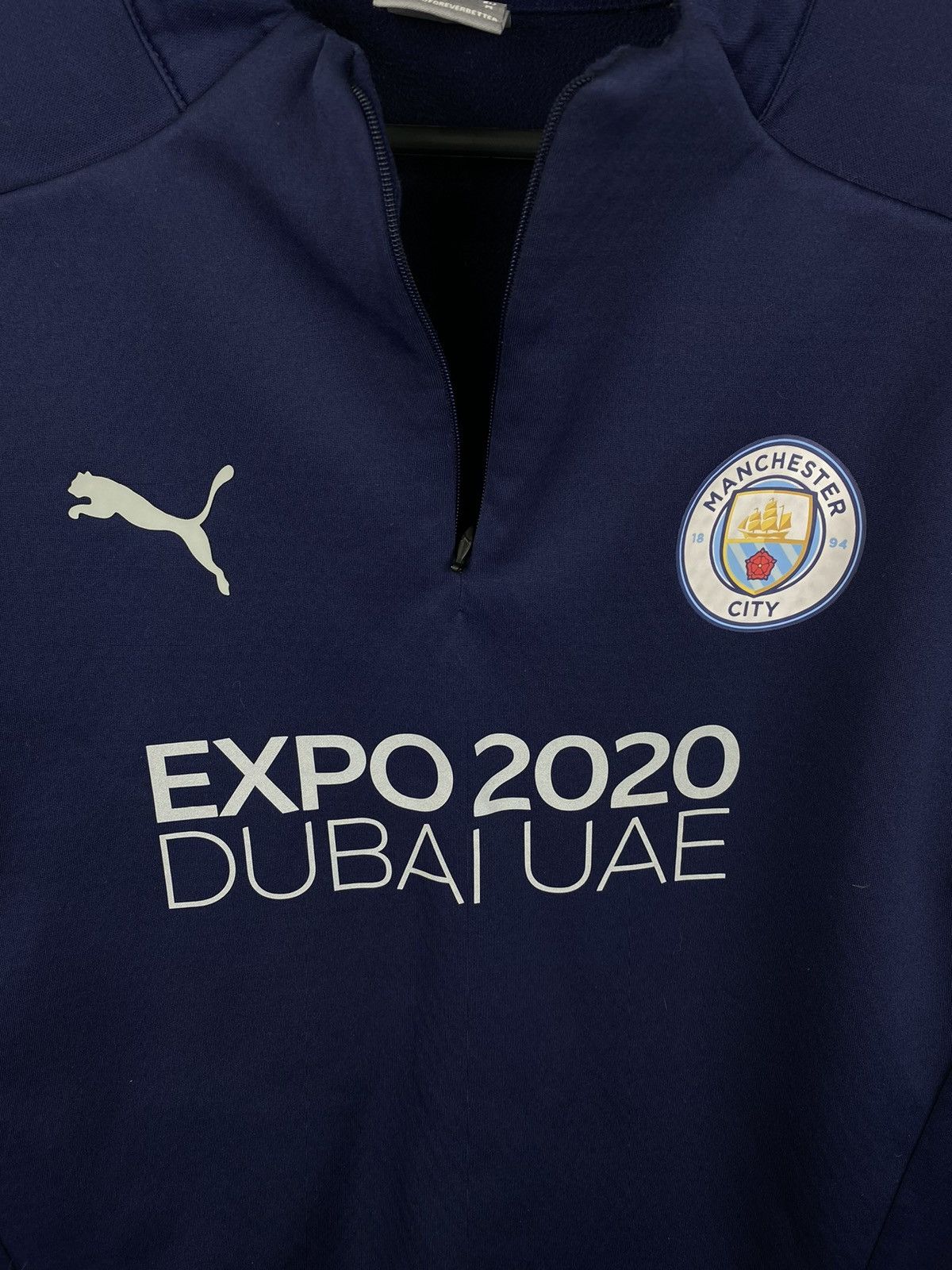 Puma Mens Puma FC Manchester City Soccer Jersey sweatshirt tee Size US M / EU 48-50 / 2 - 8 Thumbnail