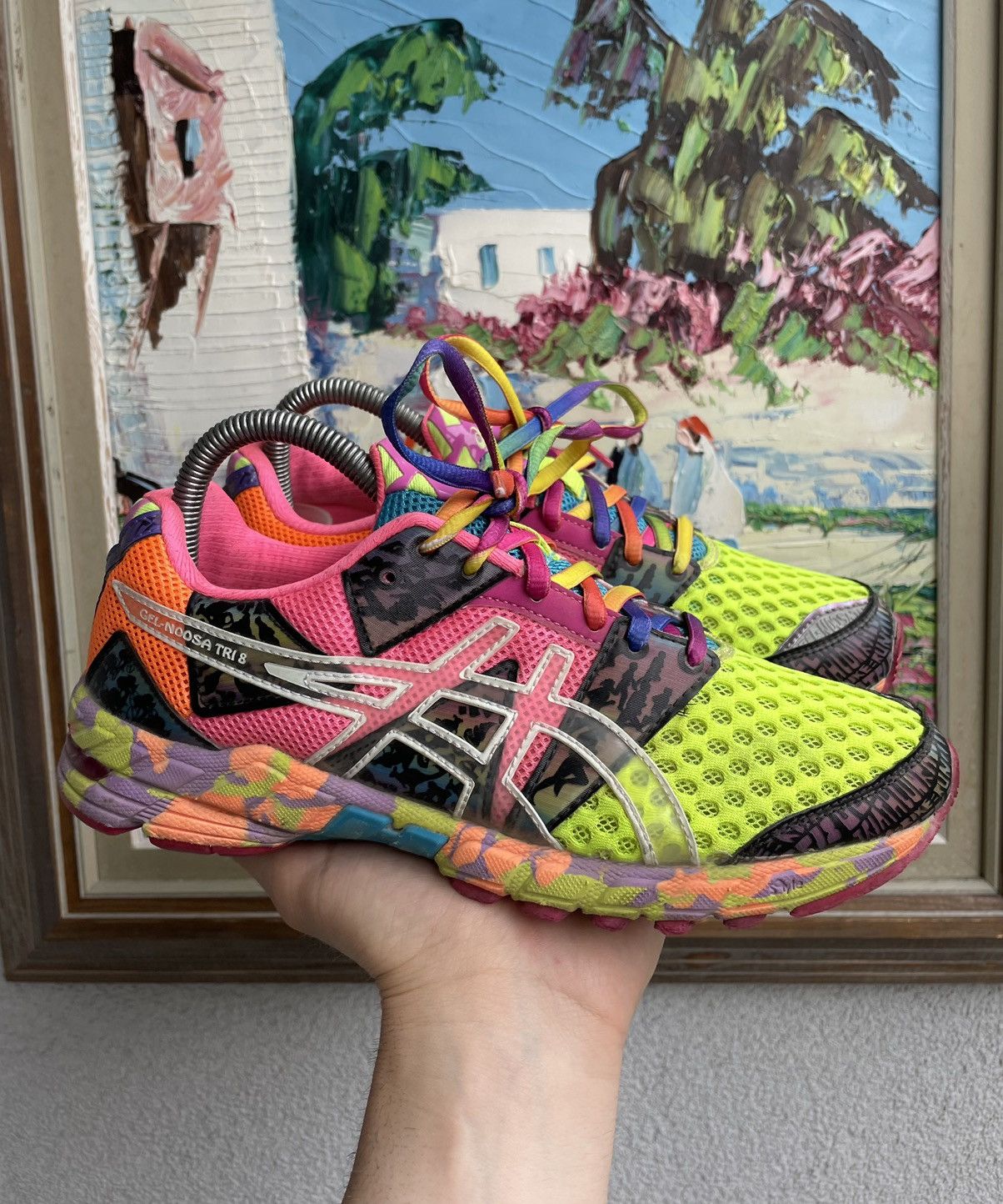 Asics Gel Noosa Tri 8 Multicolor Low Woman Multicolor Kicks Footwear