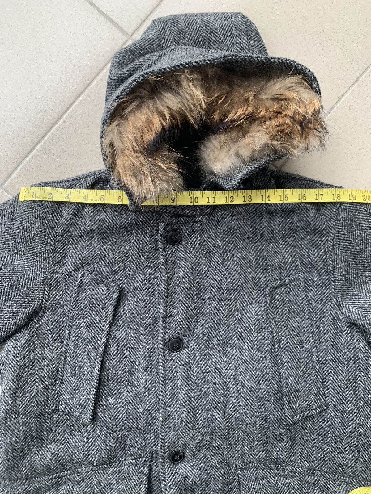 Harris Tweed Simplicite Plus x Harris Tweed Wool Fur Jacket Size US L / EU 52-54 / 3 - 11 Thumbnail