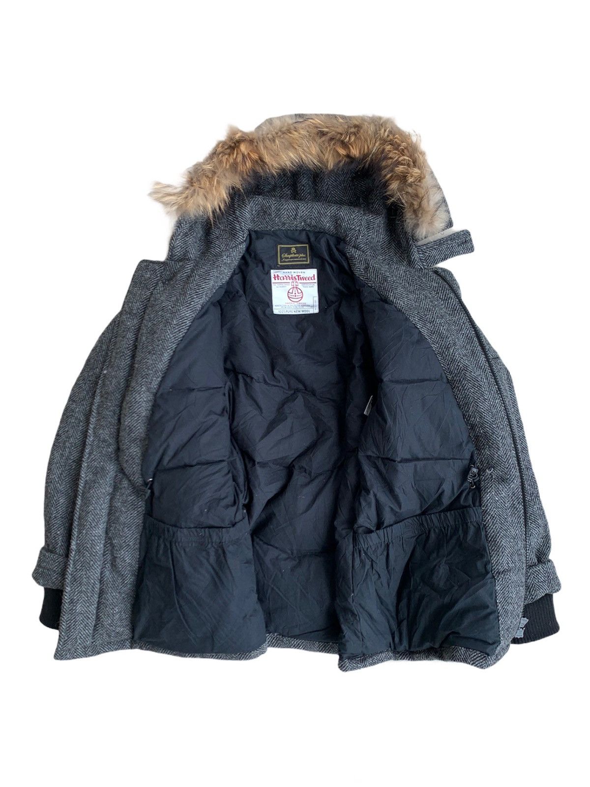Harris Tweed Simplicite Plus x Harris Tweed Wool Fur Jacket Size US L / EU 52-54 / 3 - 2 Thumbnail