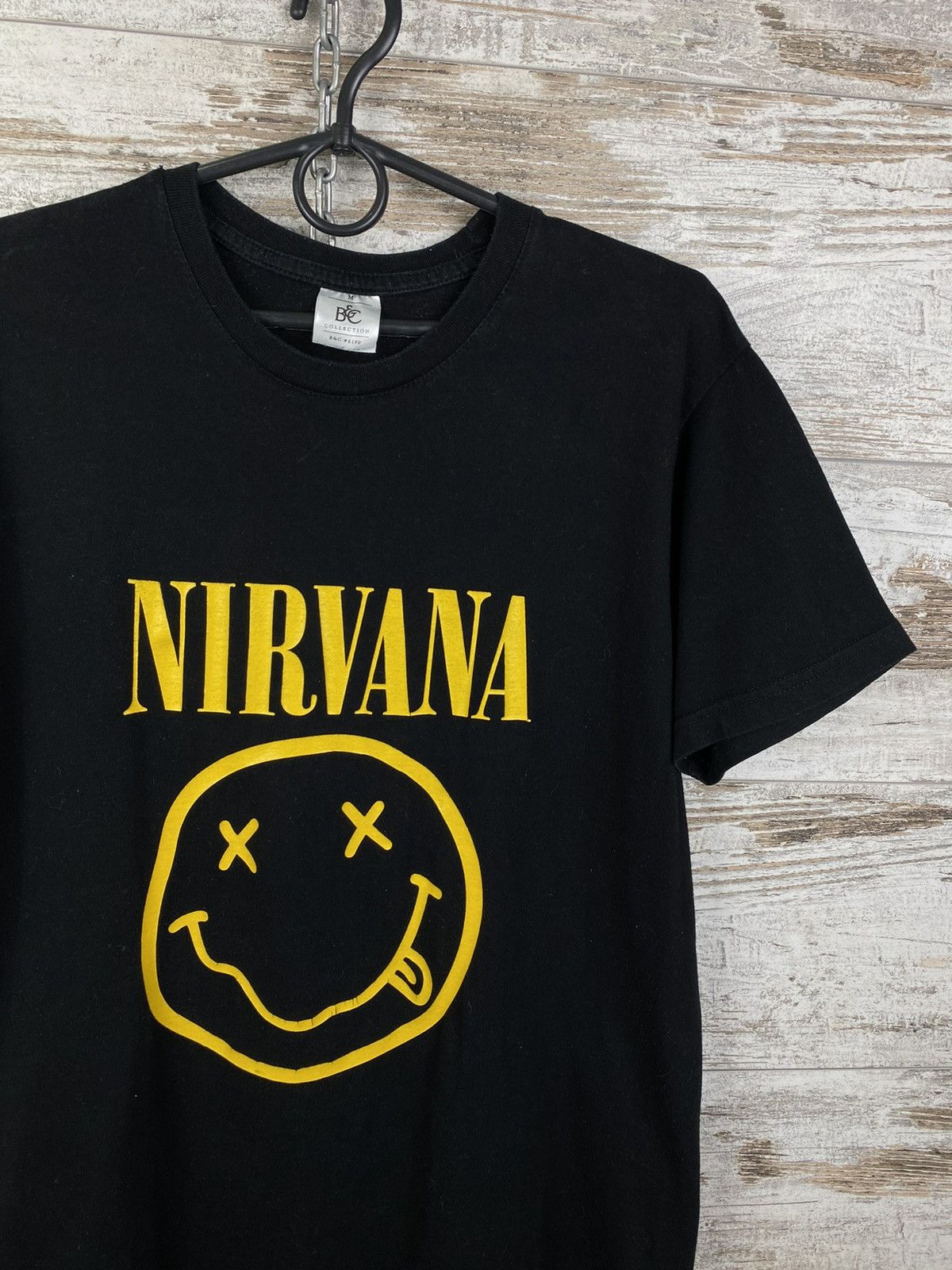 Nirvana × Vintage Mens Vintage Nirvana T Shirt rock band tee Size US M / EU 48-50 / 2 - 2 Thumbnail