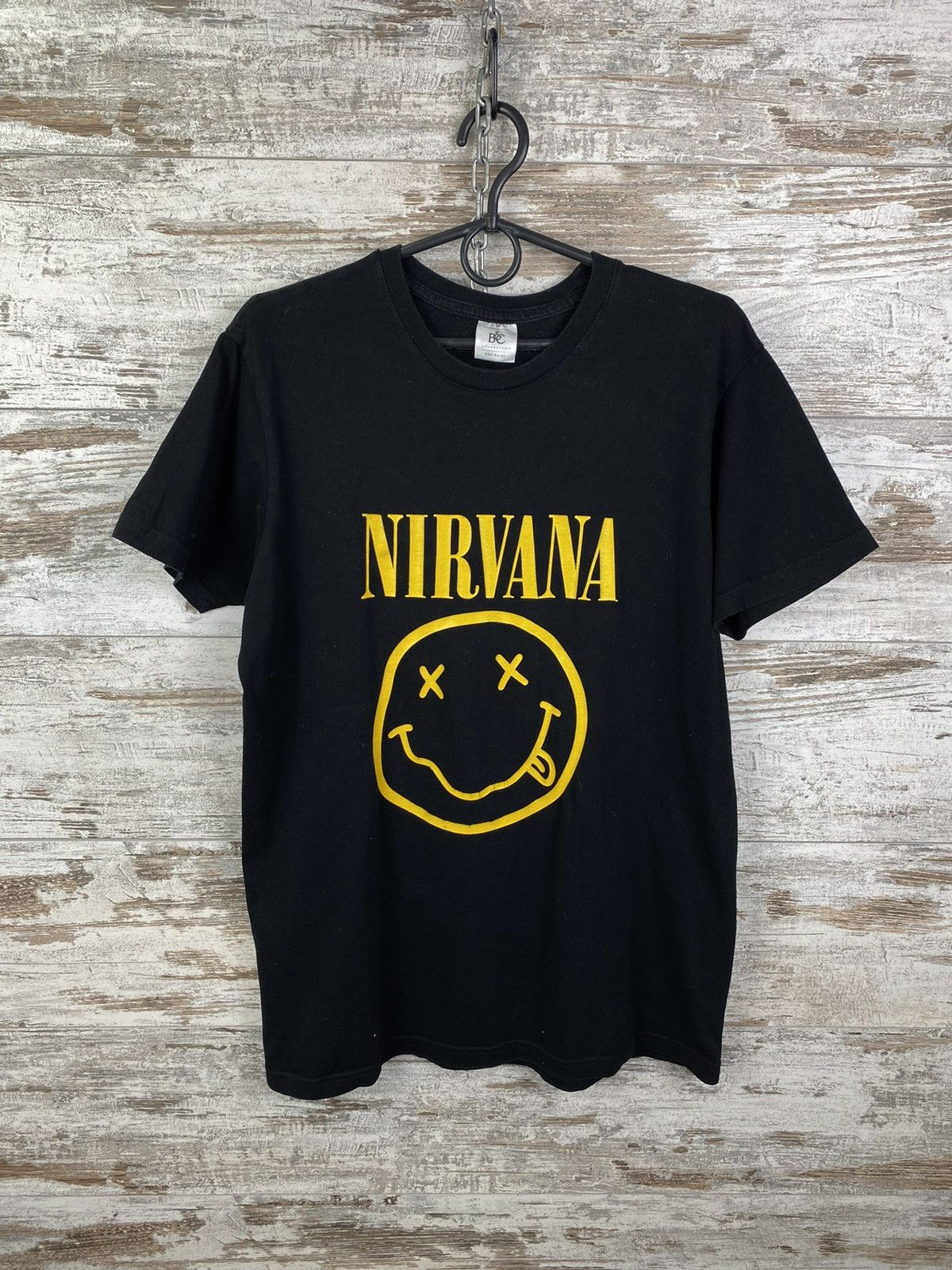 Nirvana × Vintage Mens Vintage Nirvana T Shirt rock band tee Size US M / EU 48-50 / 2 - 1 Thumbnail