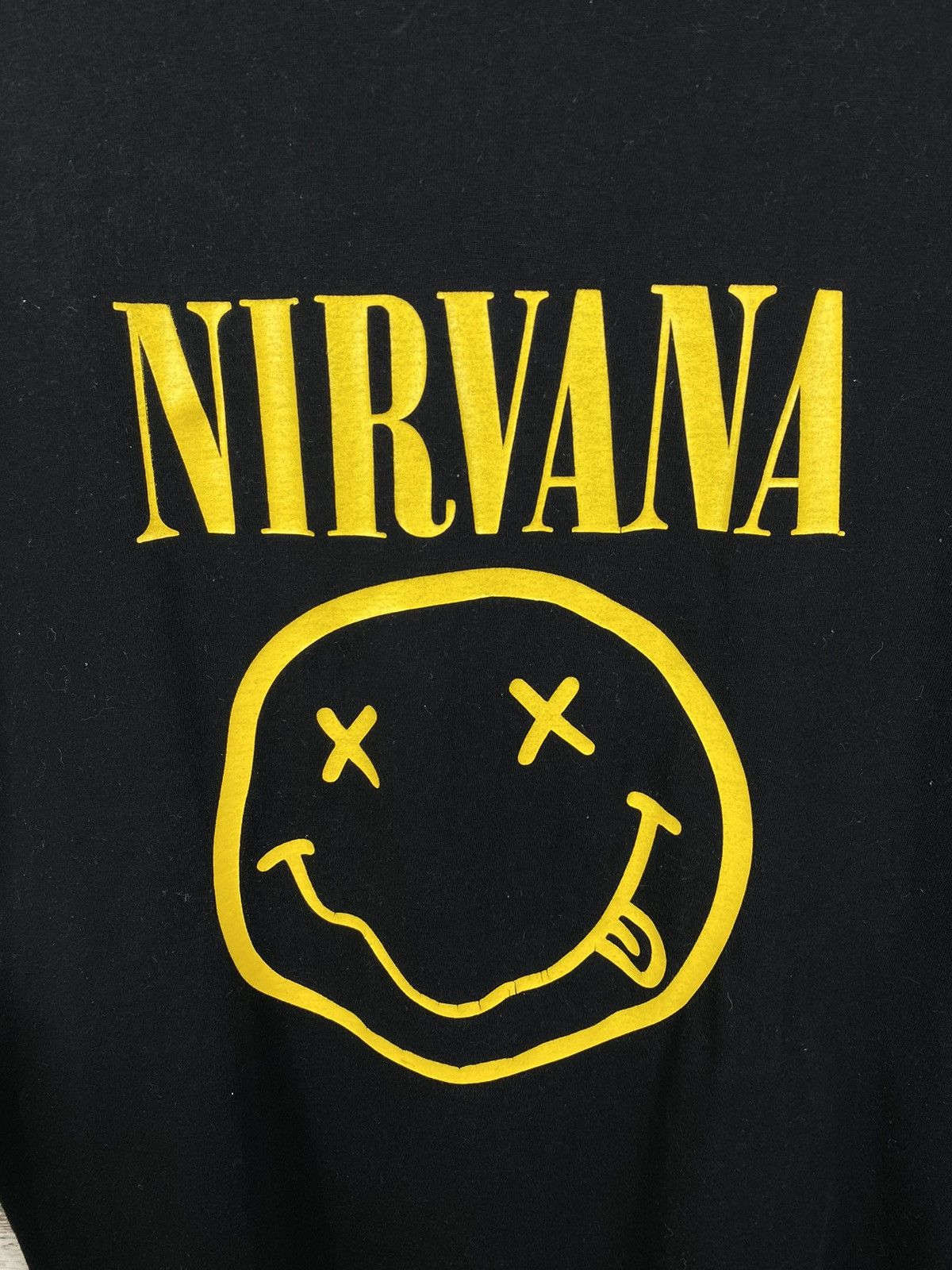 Nirvana × Vintage Mens Vintage Nirvana T Shirt rock band tee Size US M / EU 48-50 / 2 - 6 Thumbnail