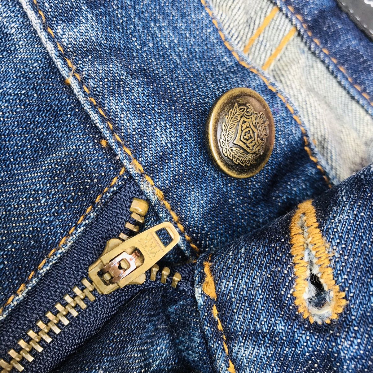 Japanese Brand Black(R)evolution numbernine style distressed herringbone Size US 29 - 10 Thumbnail