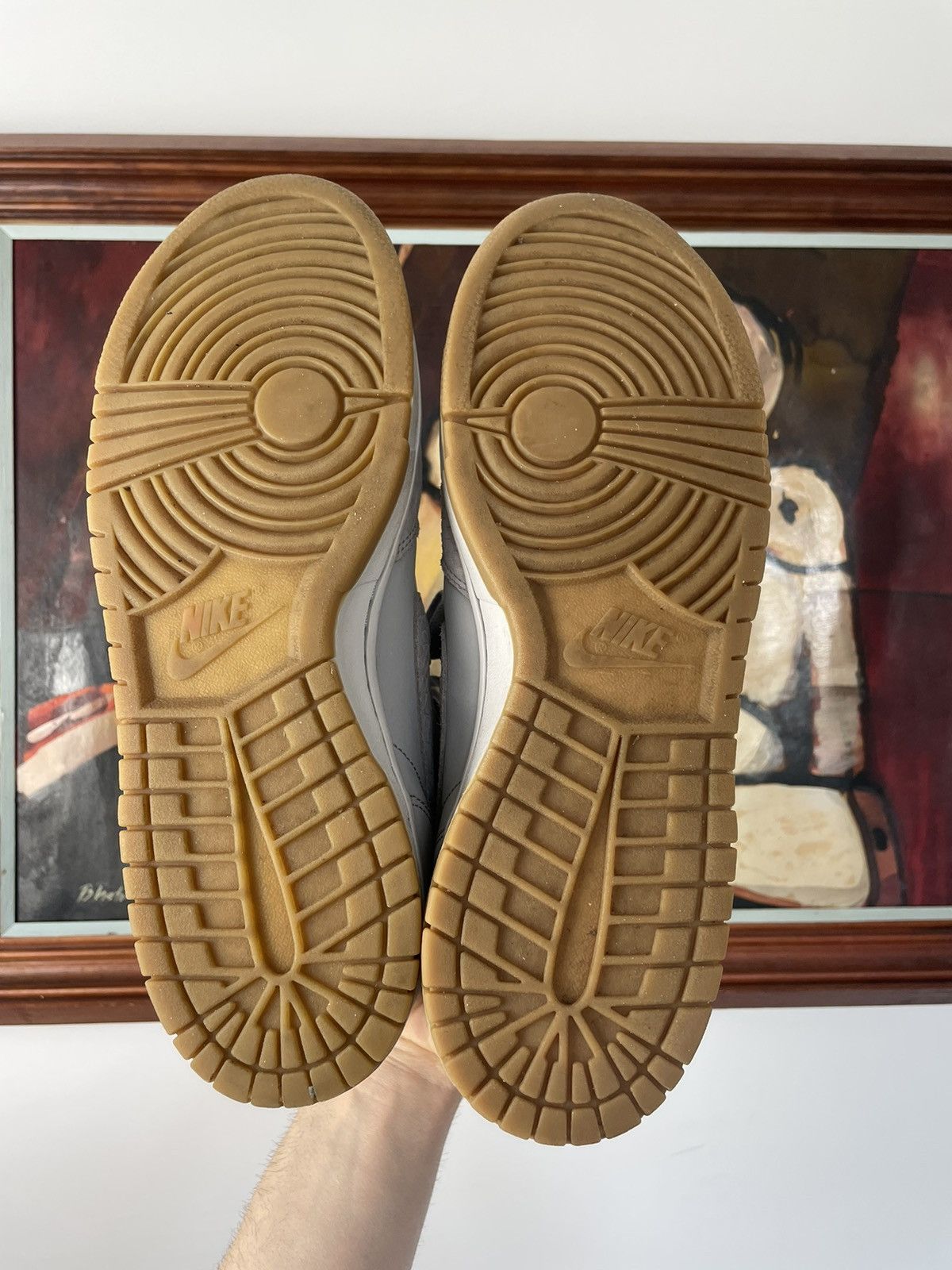 Nike Nike Big Dunk Logo Grey Sneakers Rare 2016 Hype Suede Kicks Size US 10.5 / EU 43-44 - 8 Thumbnail